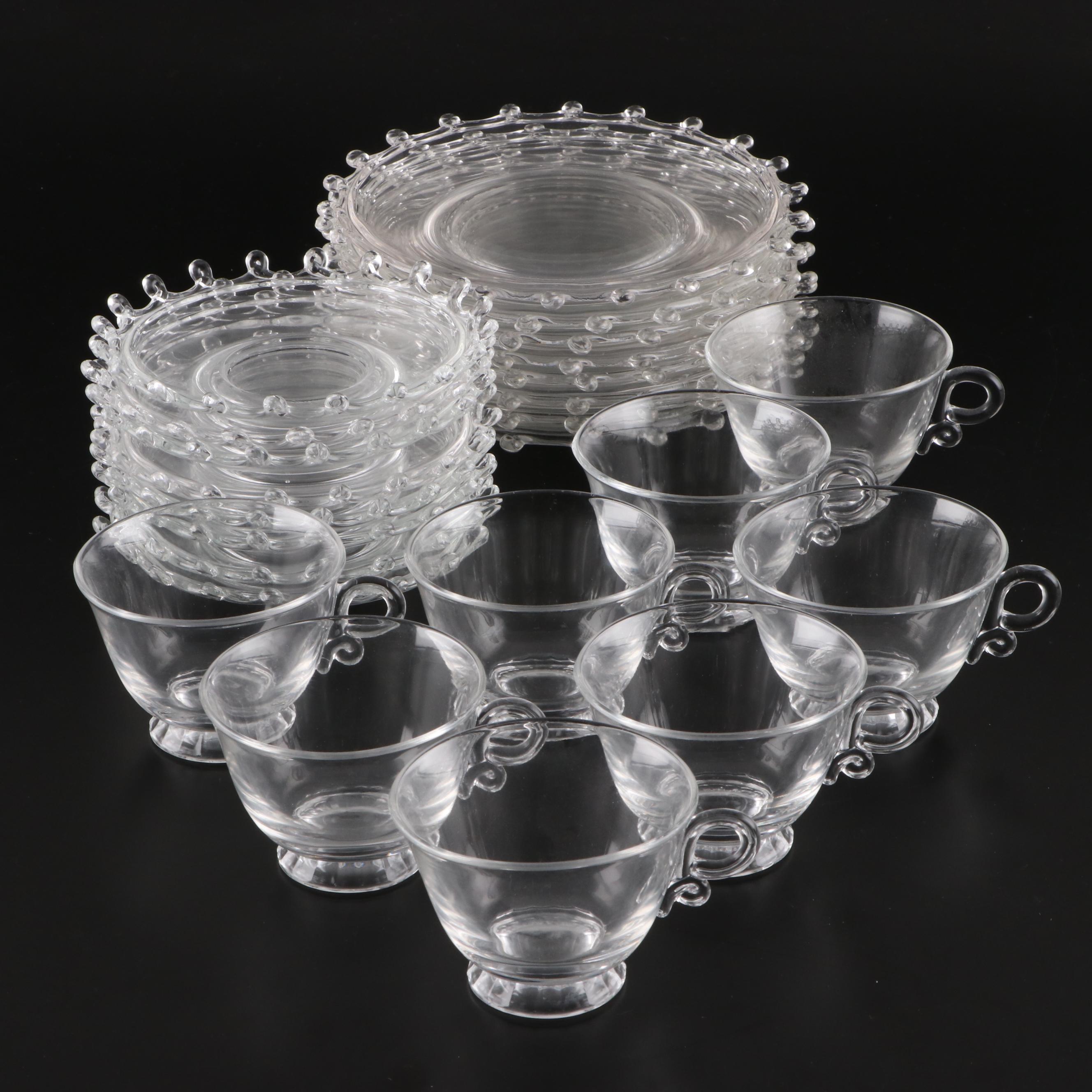 Heisey "Lariat" Plates and Punch Cups, 1942-1957