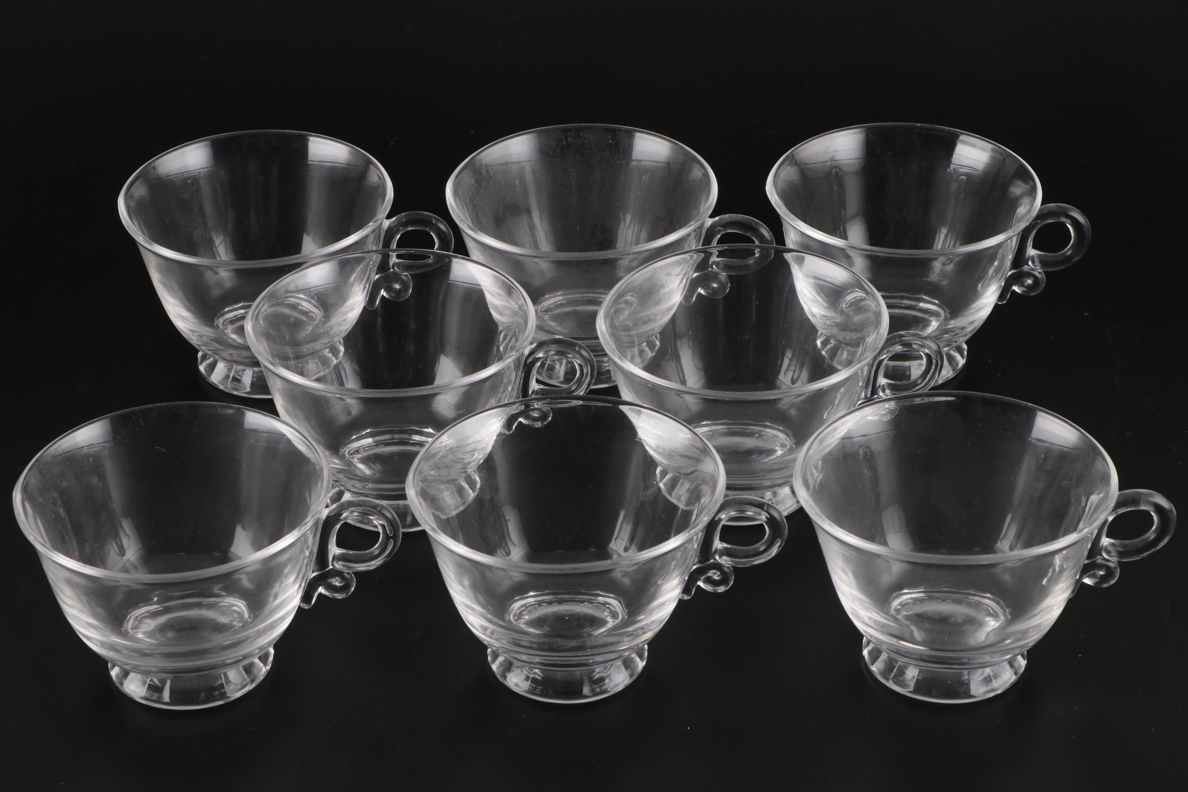 Heisey "Lariat" Plates and Punch Cups, 1942-1957