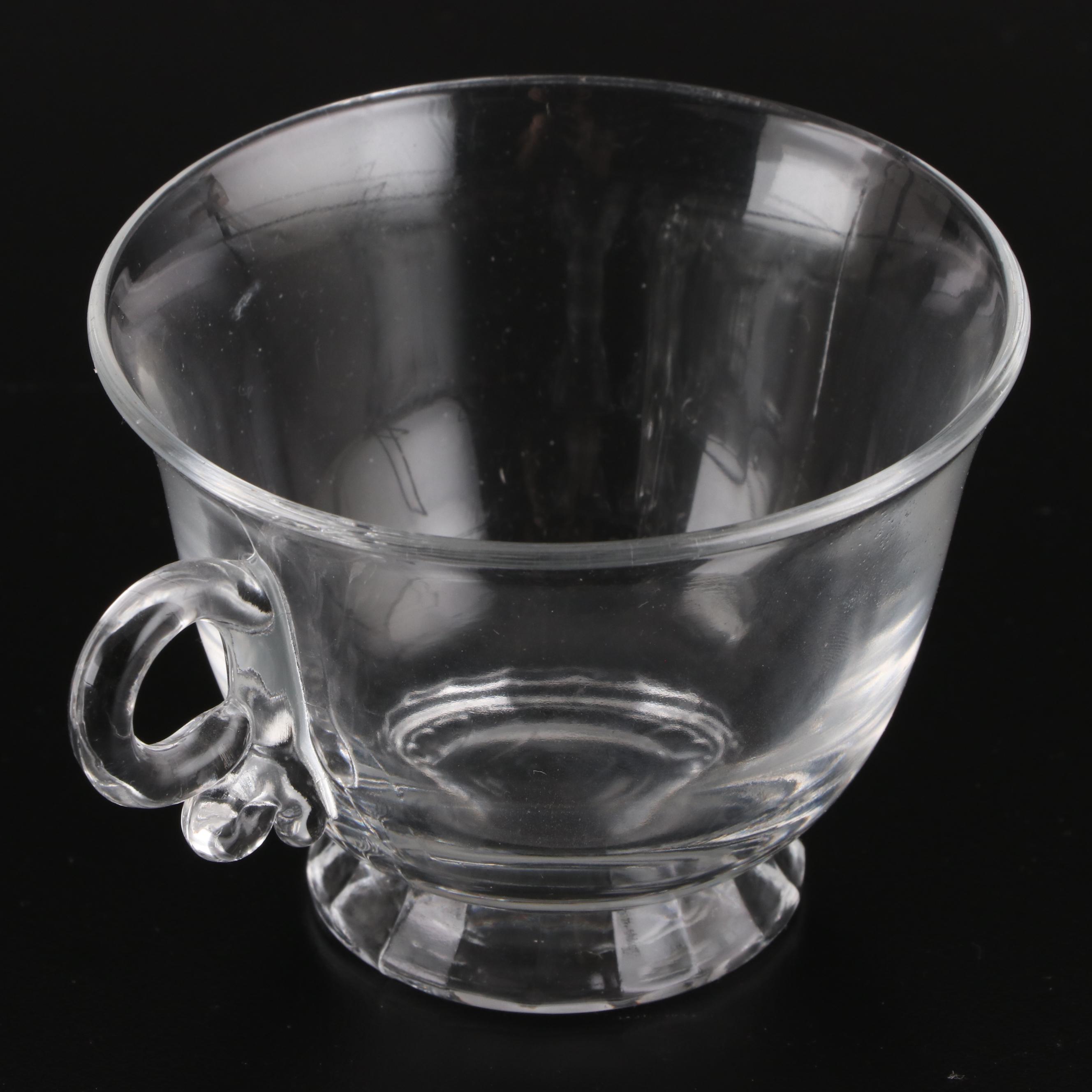 Heisey "Lariat" Plates and Punch Cups, 1942-1957