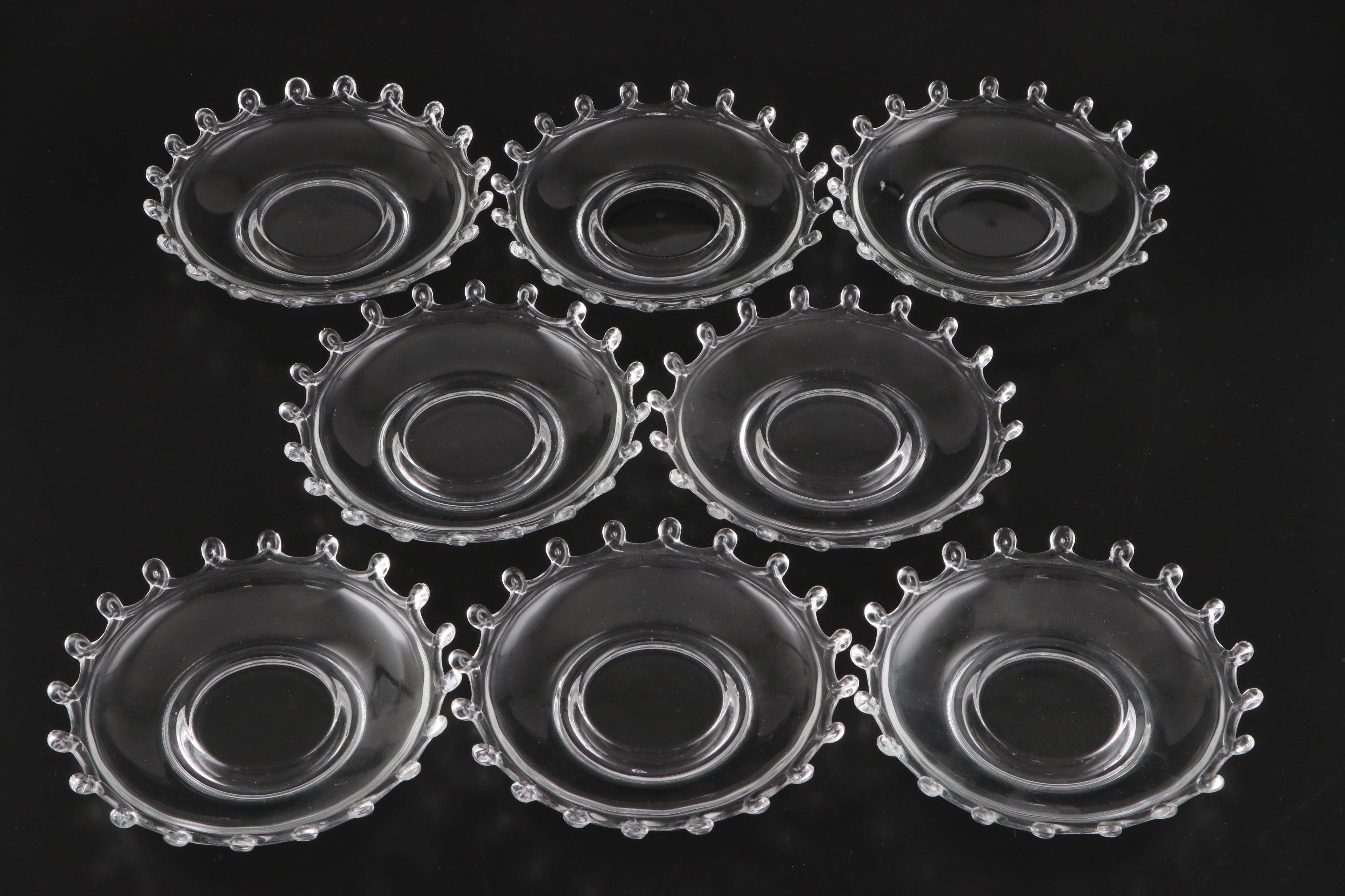 Heisey "Lariat" Plates and Punch Cups, 1942-1957