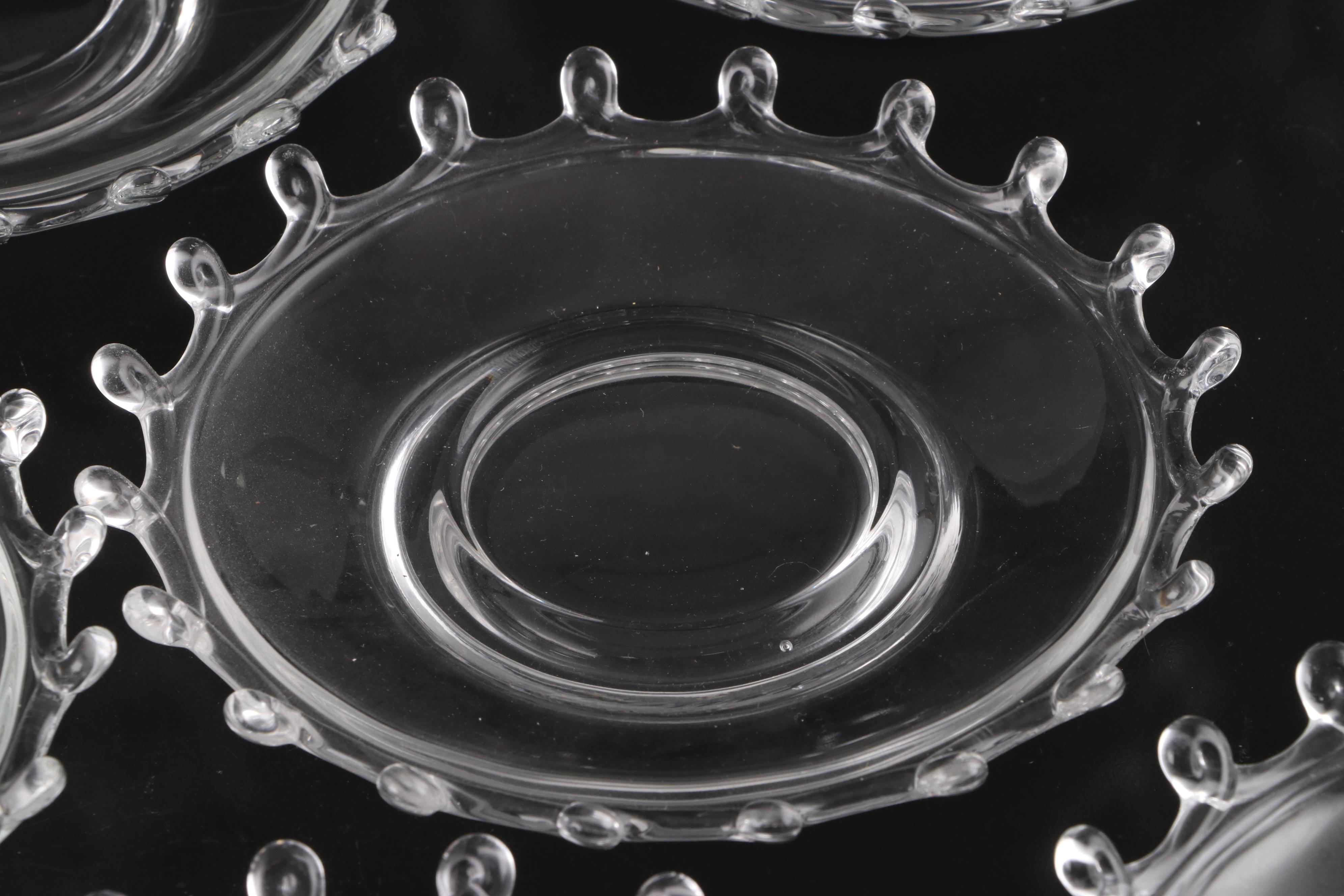 Heisey "Lariat" Plates and Punch Cups, 1942-1957