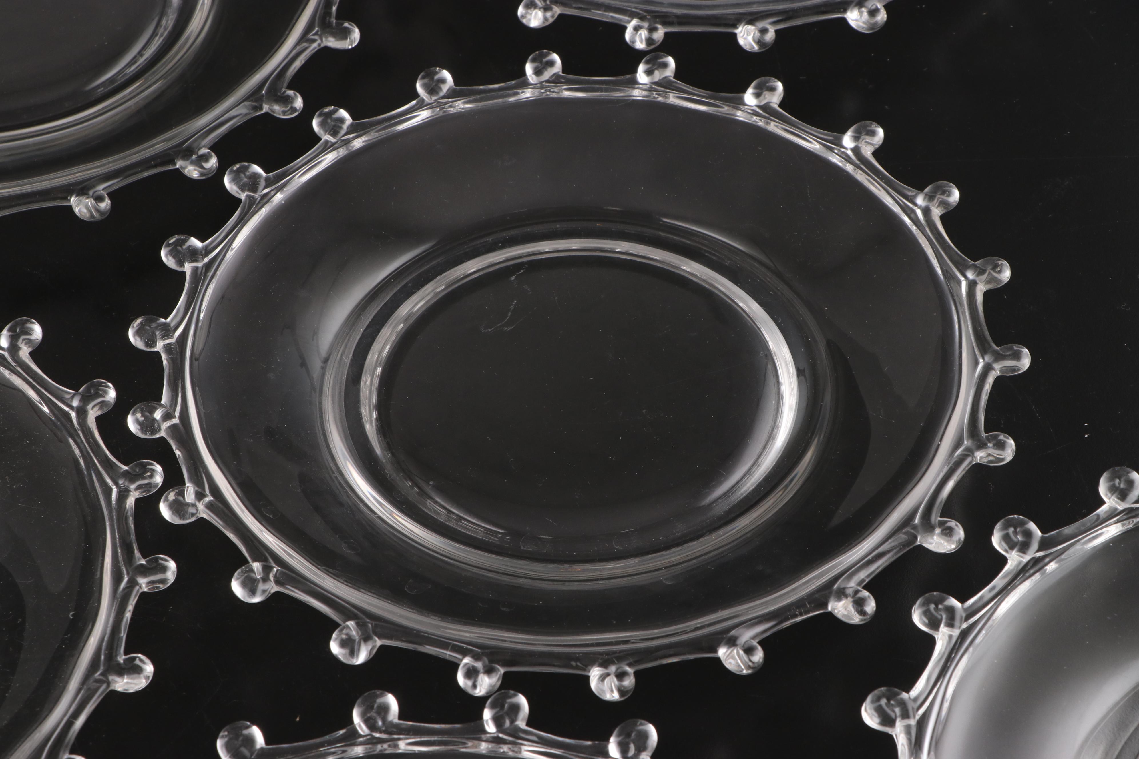 Heisey "Lariat" Plates and Punch Cups, 1942-1957