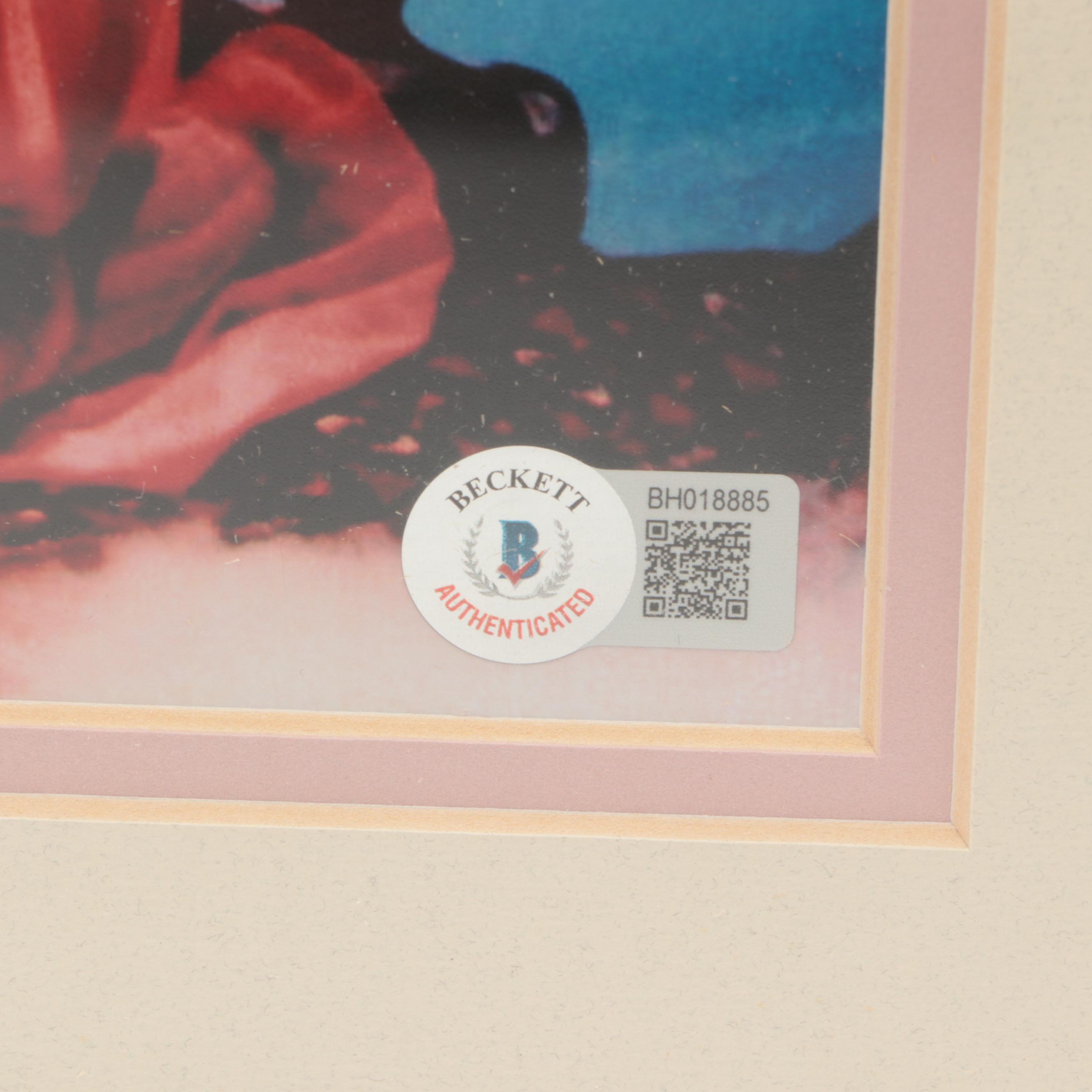 Barbara Eden Signed "Jeannie"Giclée in Matted Frame