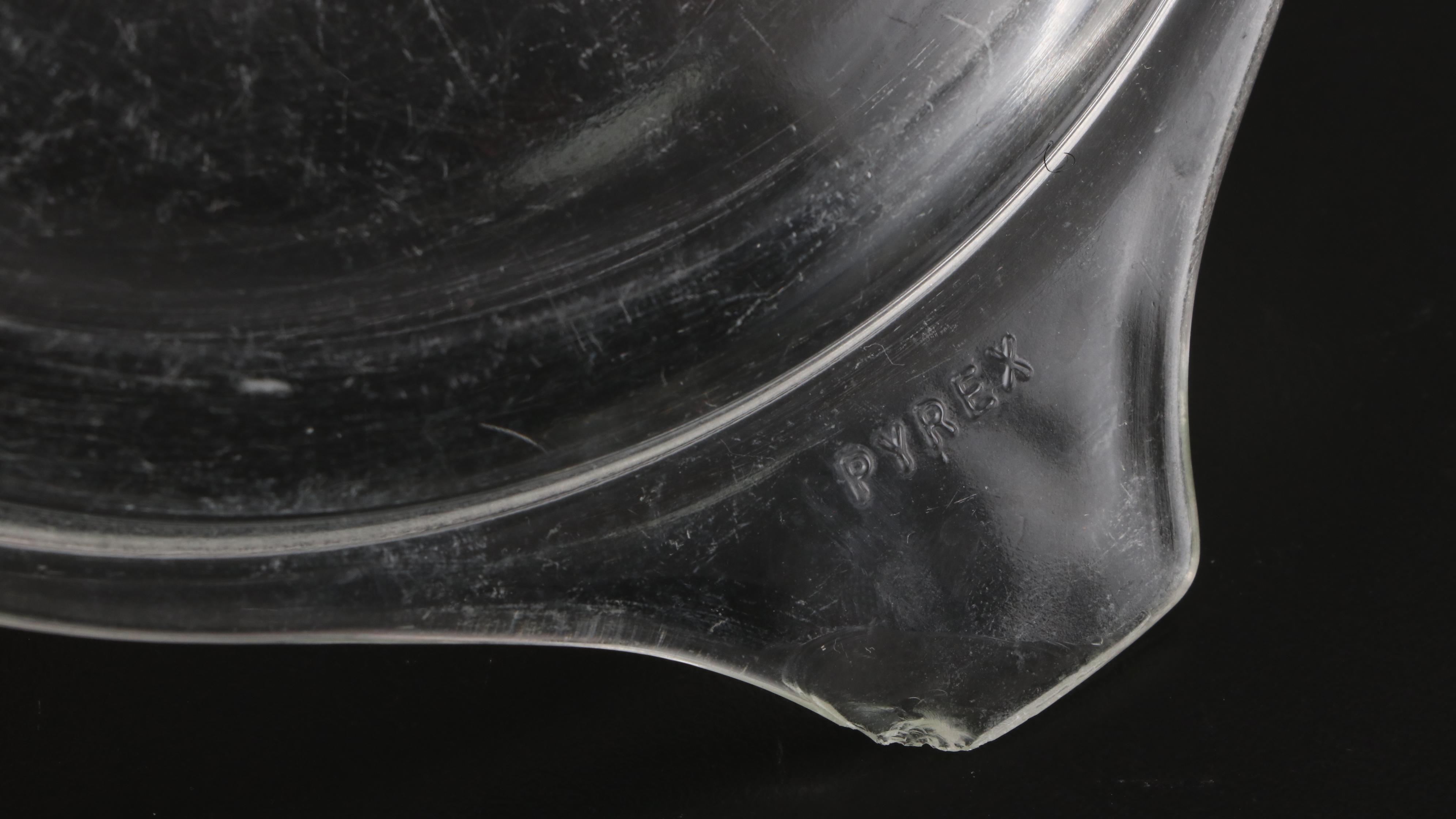 Pyrex "Town and Country" and "Gooseberry" Glass Bakeware and Refrigerator Jars