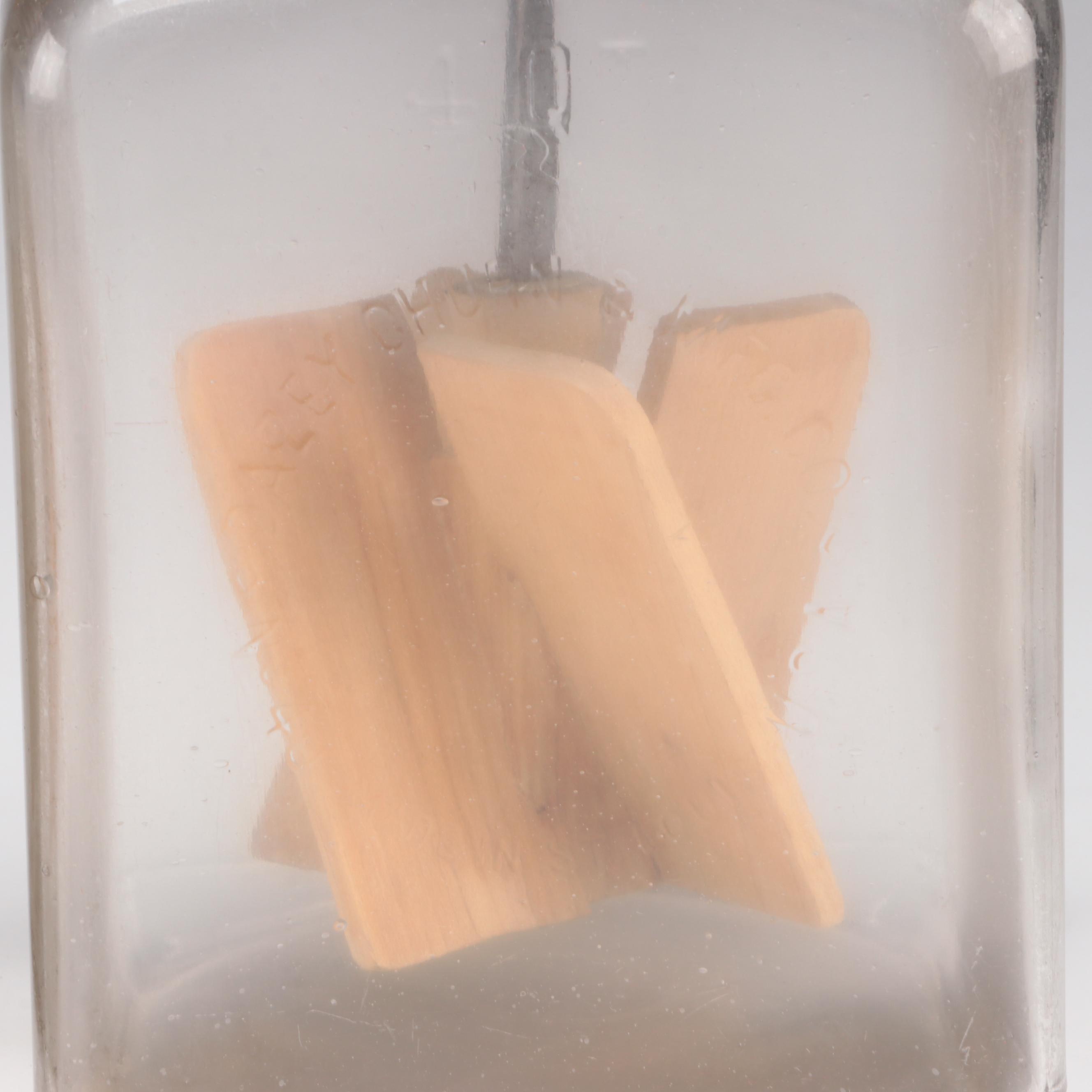 Dazey Churn & Mfg. Co. 4 Quart Glass and Metal Butter Churns, Early 20th Century