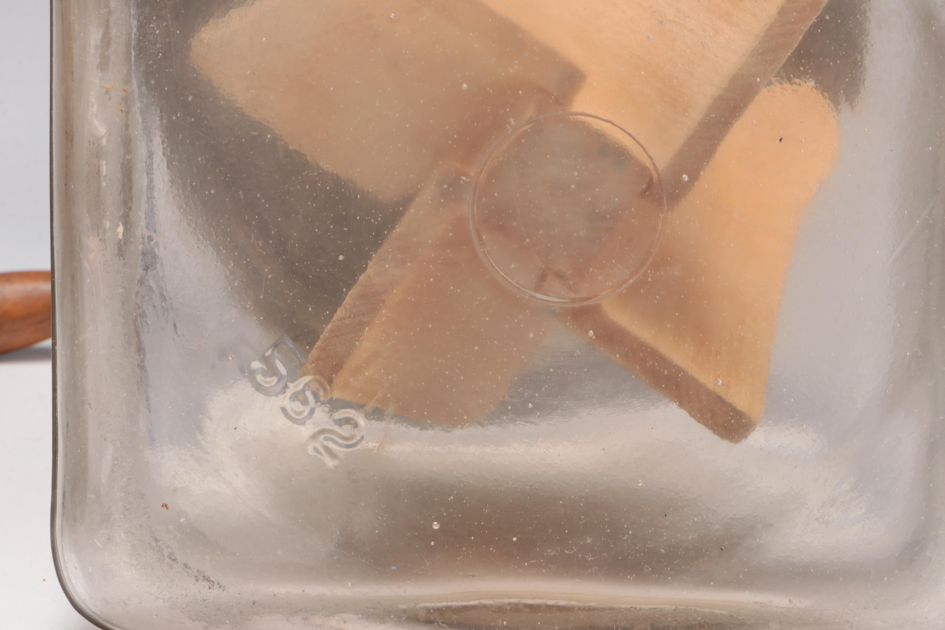 Dazey Churn & Mfg. Co. 4 Quart Glass and Metal Butter Churns, Early 20th Century