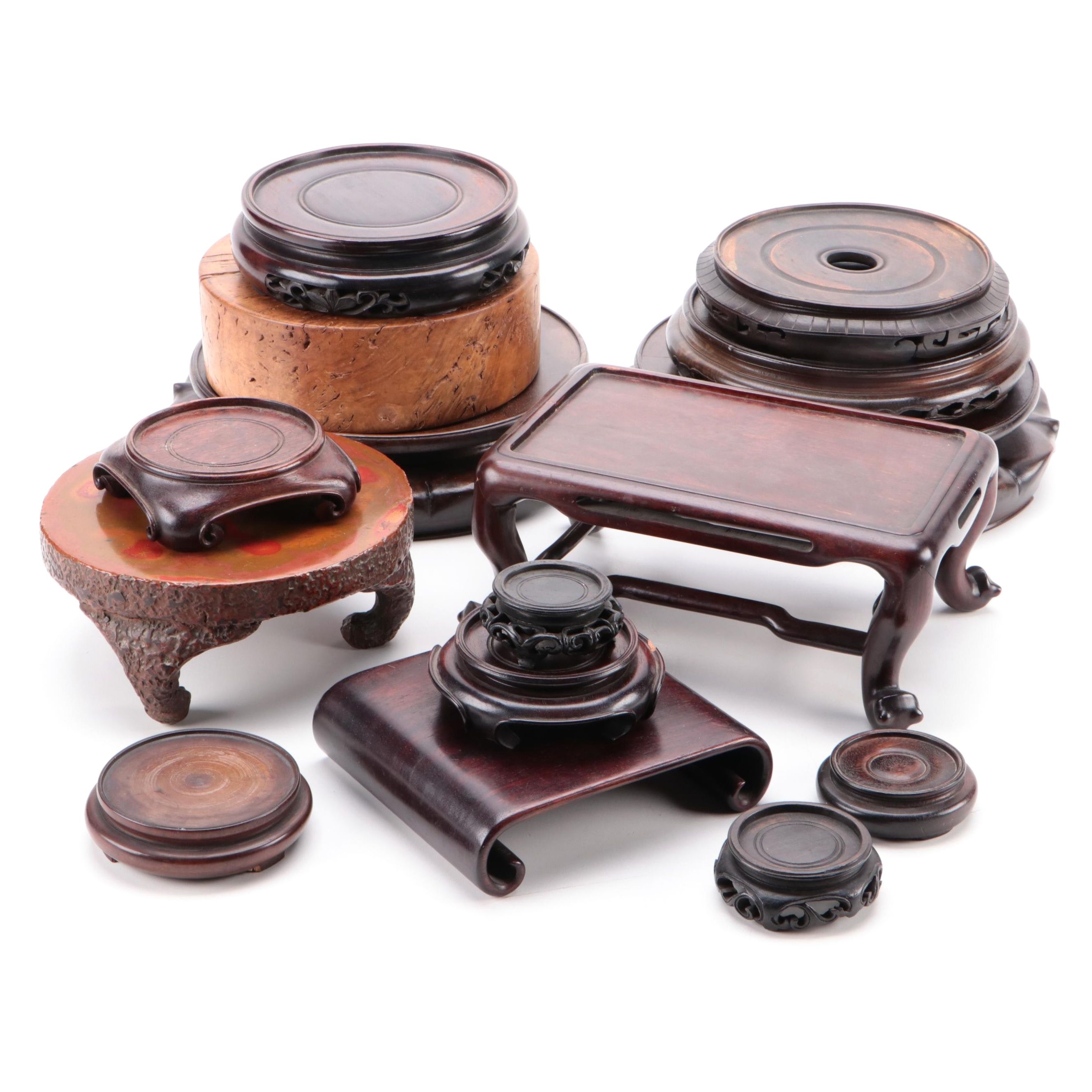 Chinese Hardwood Stands