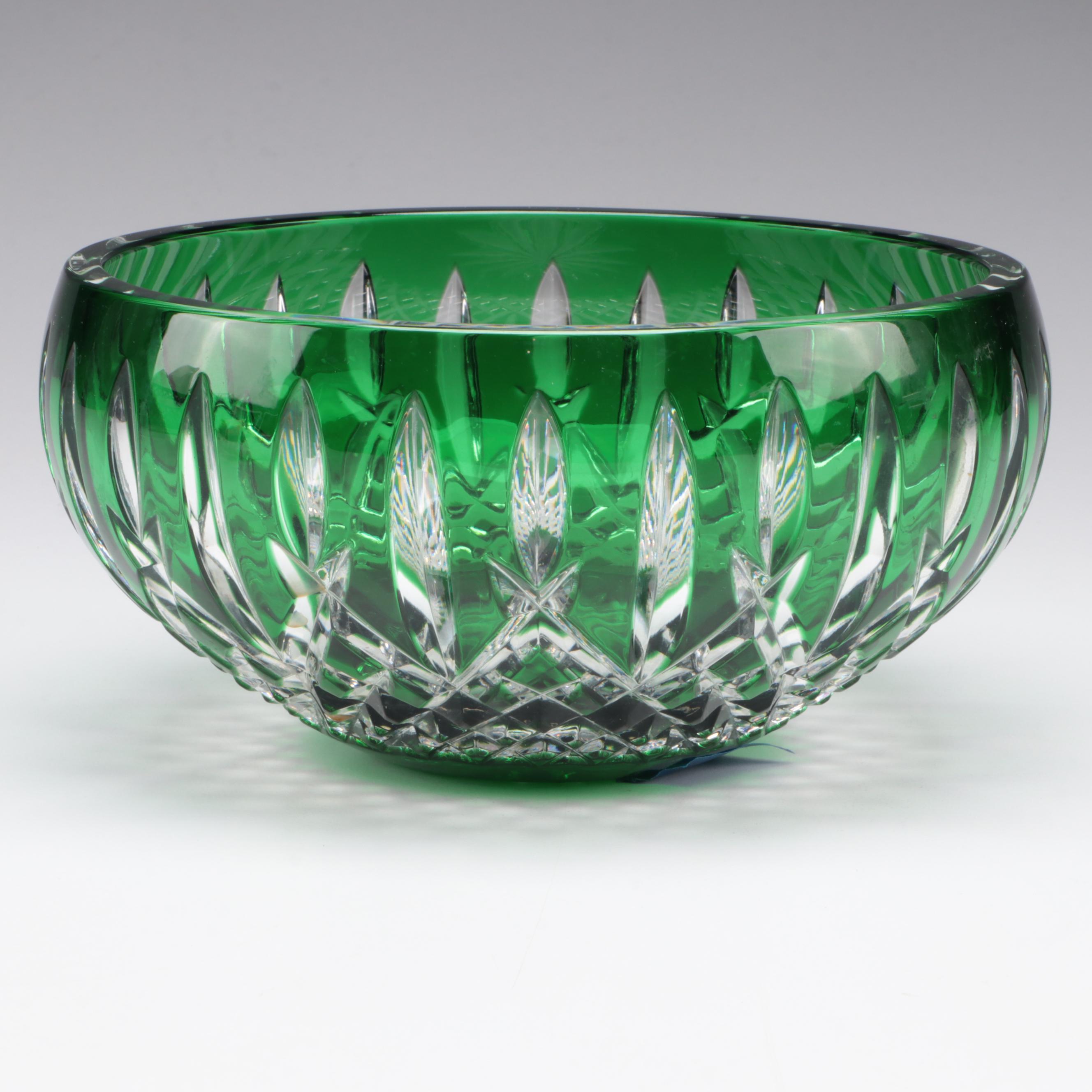 Waterford Crystal "Araglin Prestige" Cased Green Bowl, 2011–2015