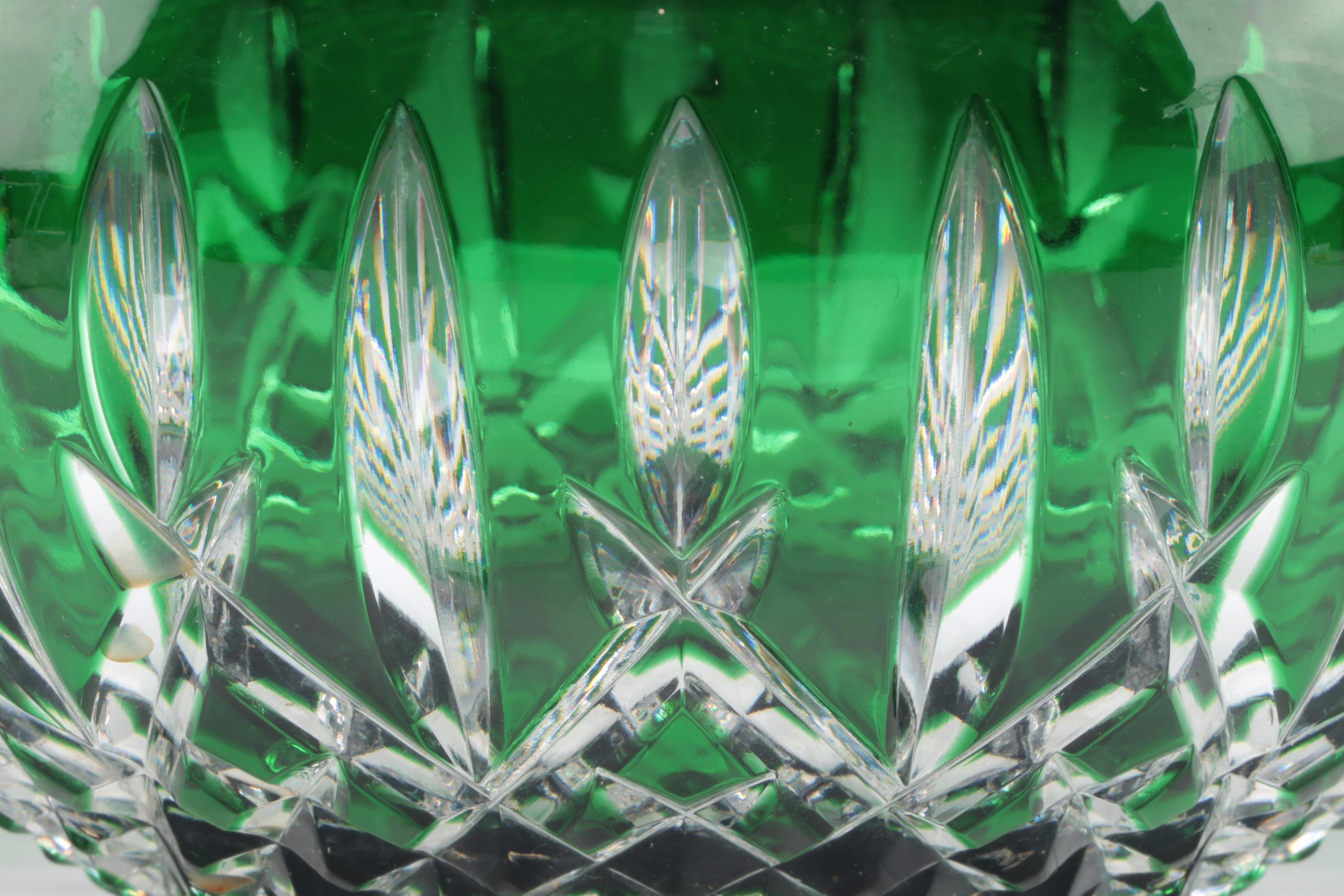 Waterford Crystal "Araglin Prestige" Cased Green Bowl, 2011–2015