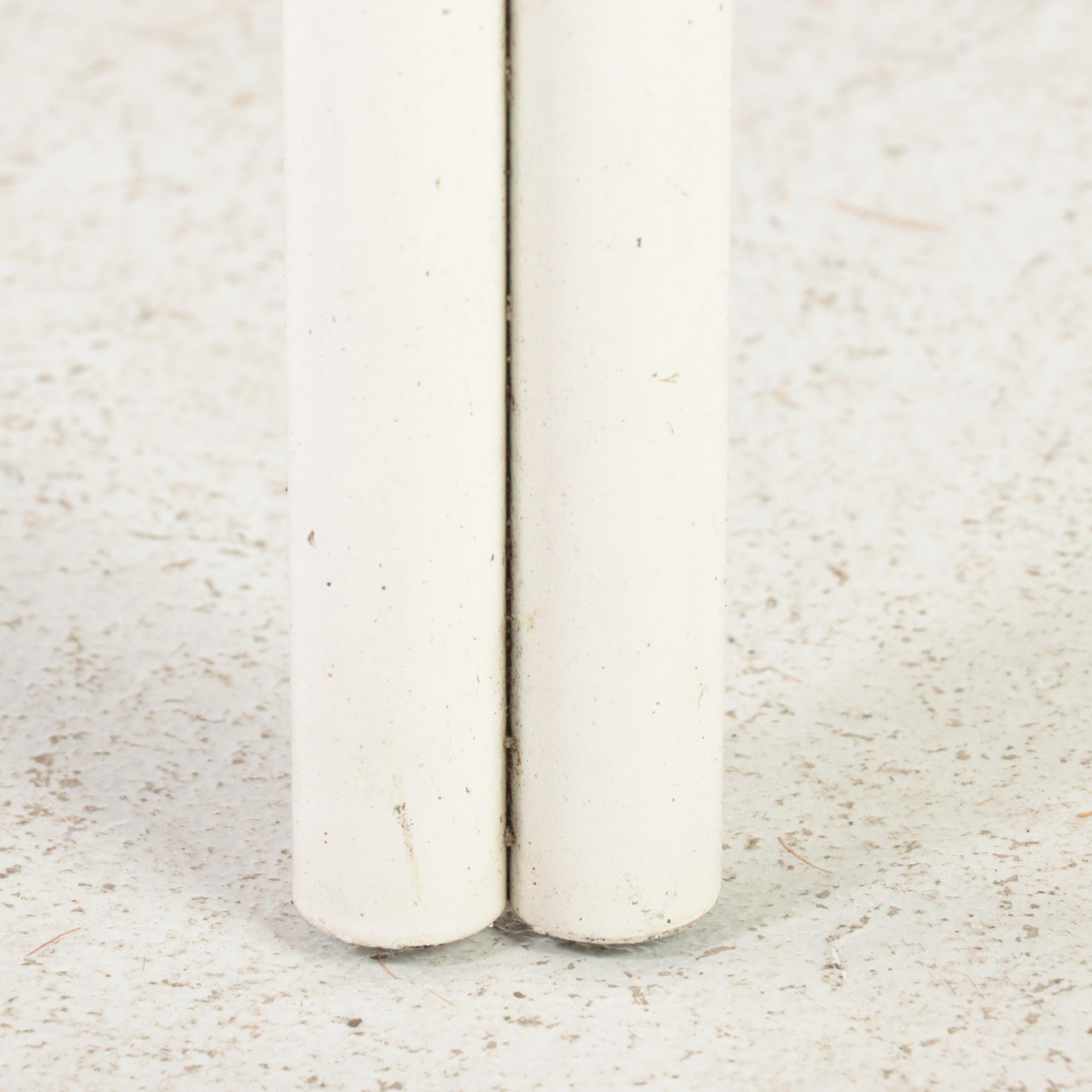 Three Metal and Glass Patio Tables