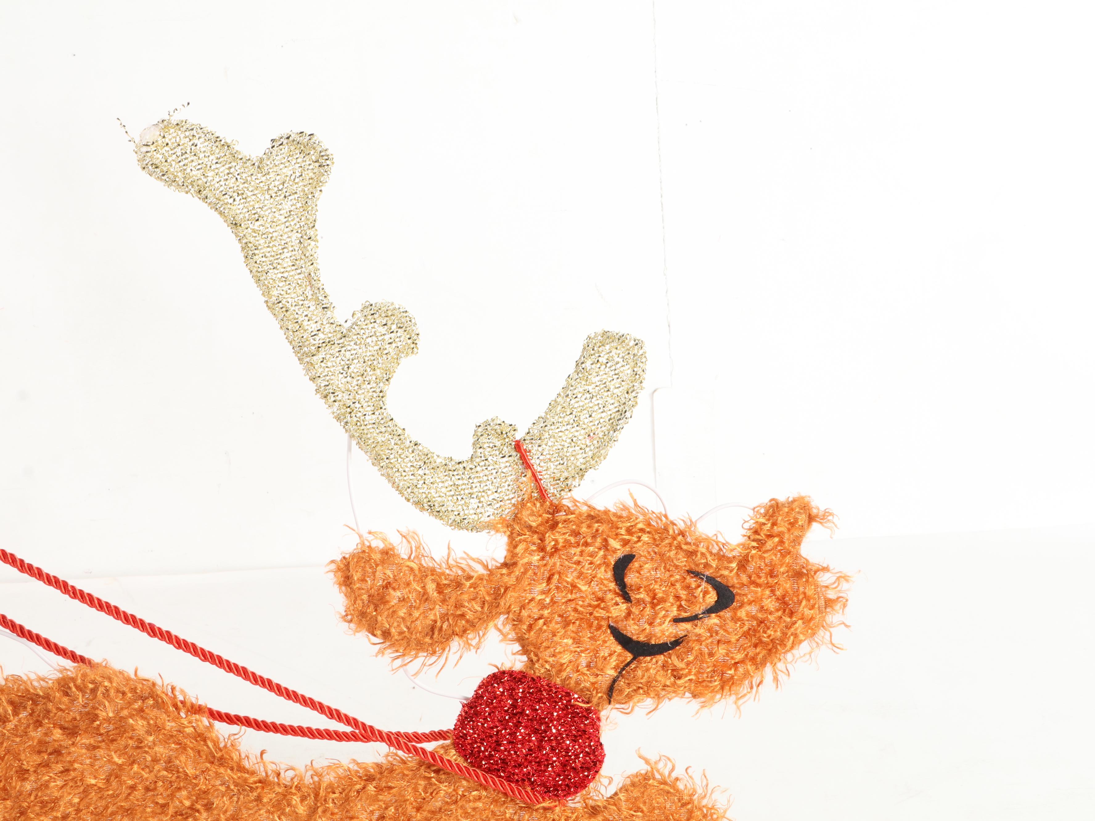 Illuminated Grinch Sleigh