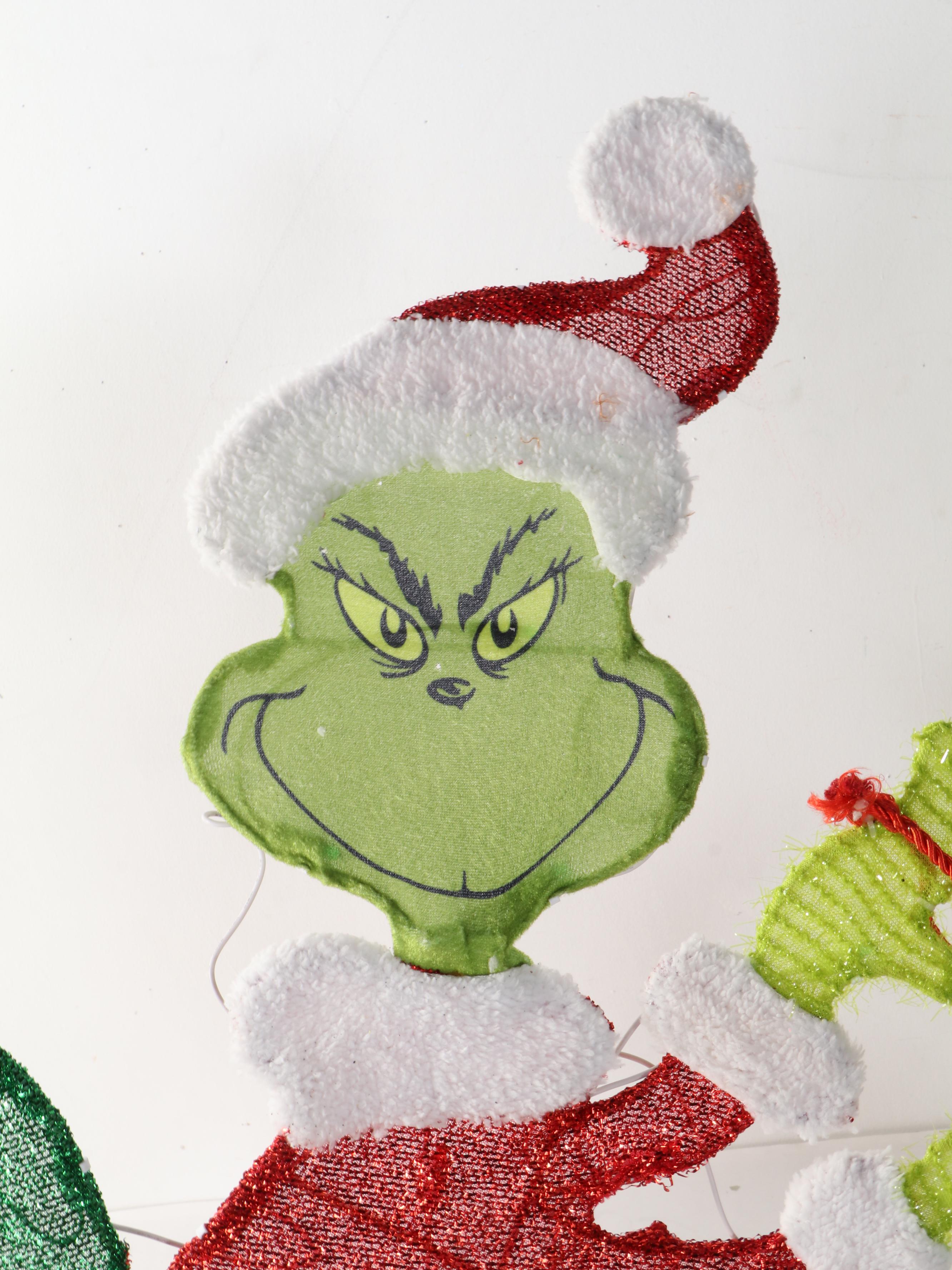 Illuminated Grinch Sleigh