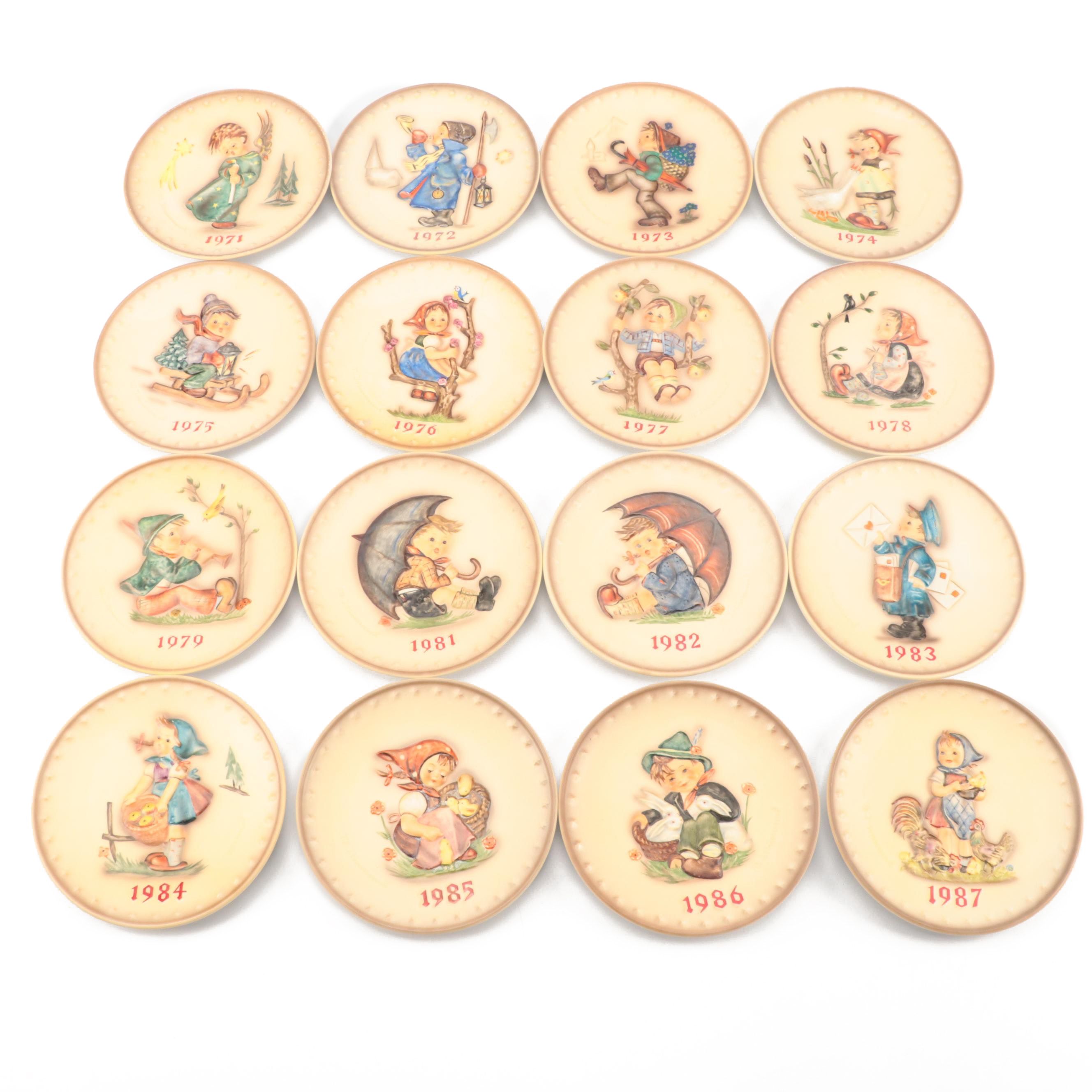Goebel Porcelain Hummel Annual Collector Plates