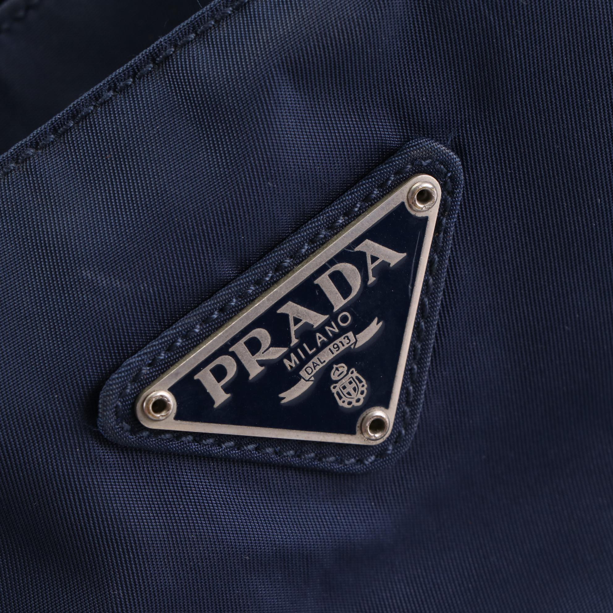Prada Tote Bag in Blue Tessuto Nylon
