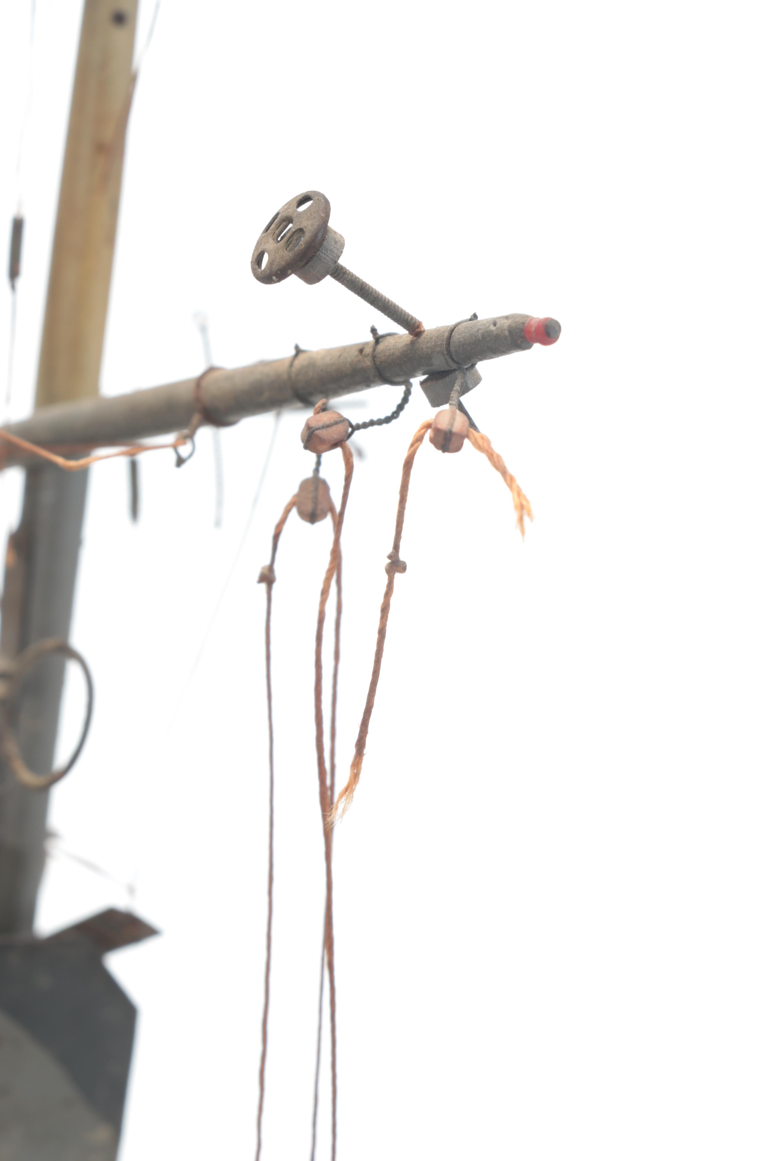 Hand-Crafted U.S. Navy USS Anderson (DD-411) Destroyer Model Ship