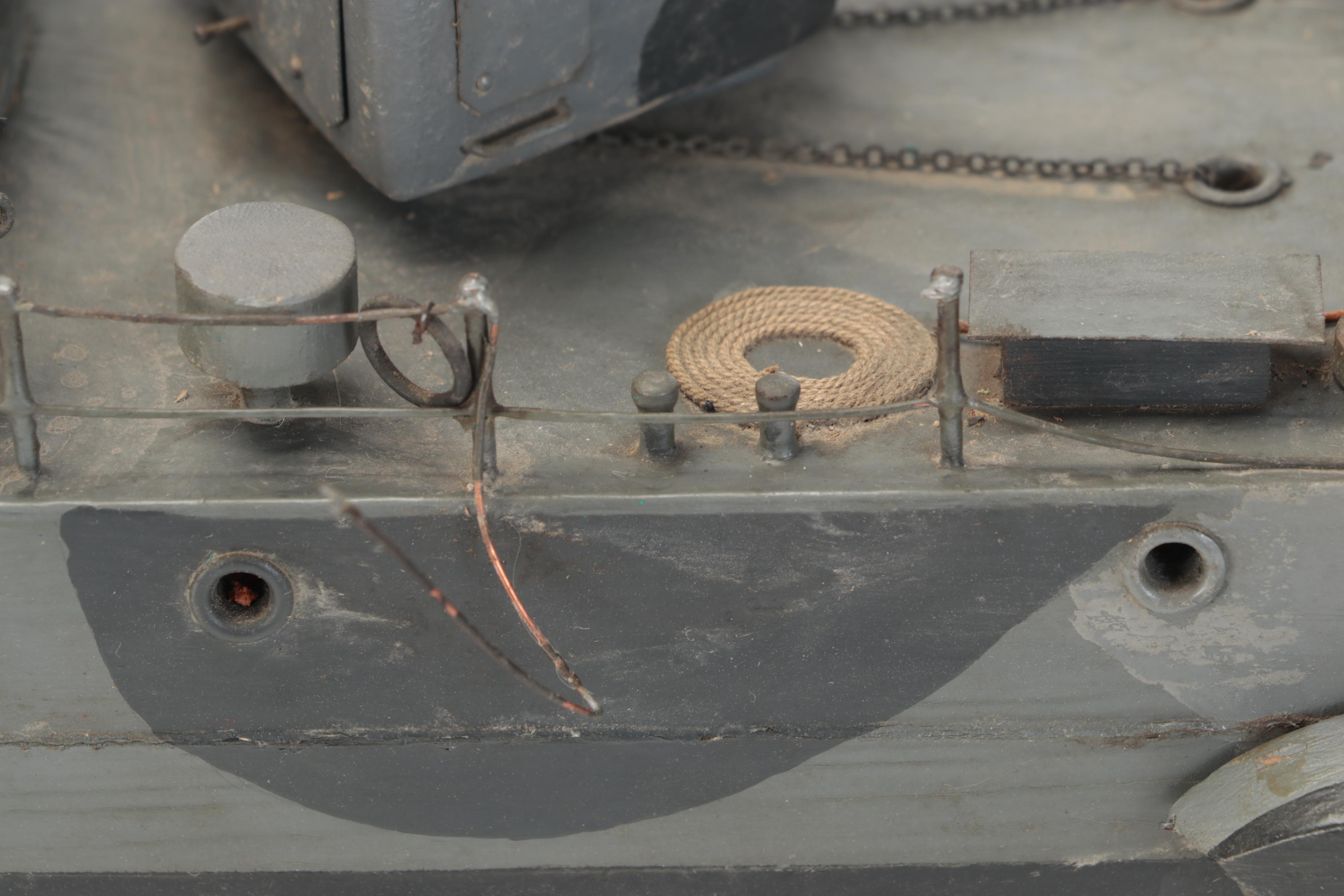 Hand-Crafted U.S. Navy USS Anderson (DD-411) Destroyer Model Ship