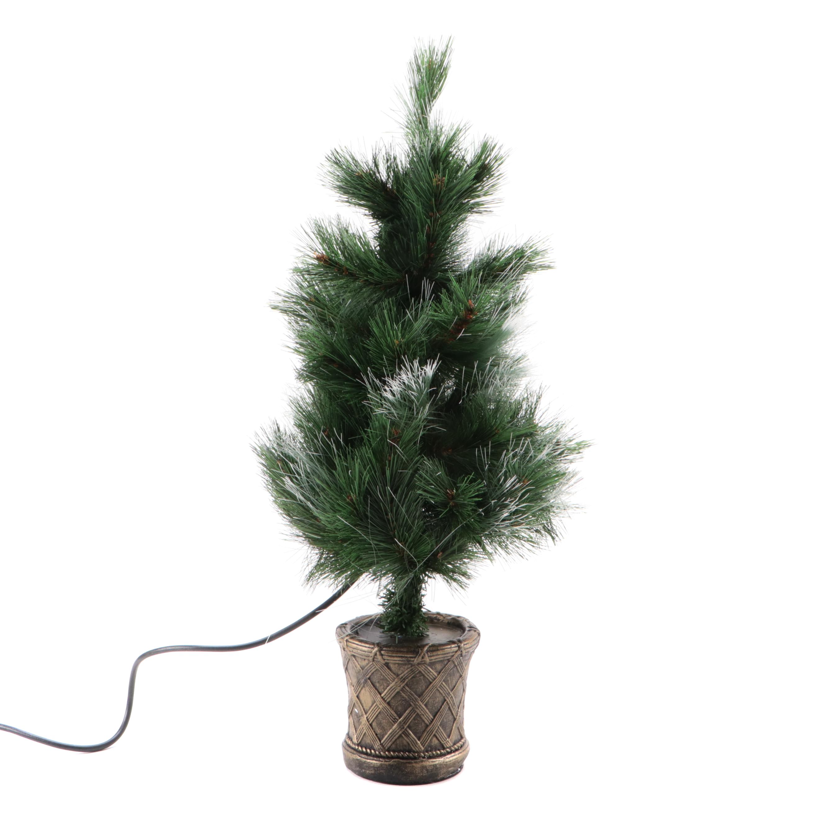 Tabletop Northern Lights Tree EBTH