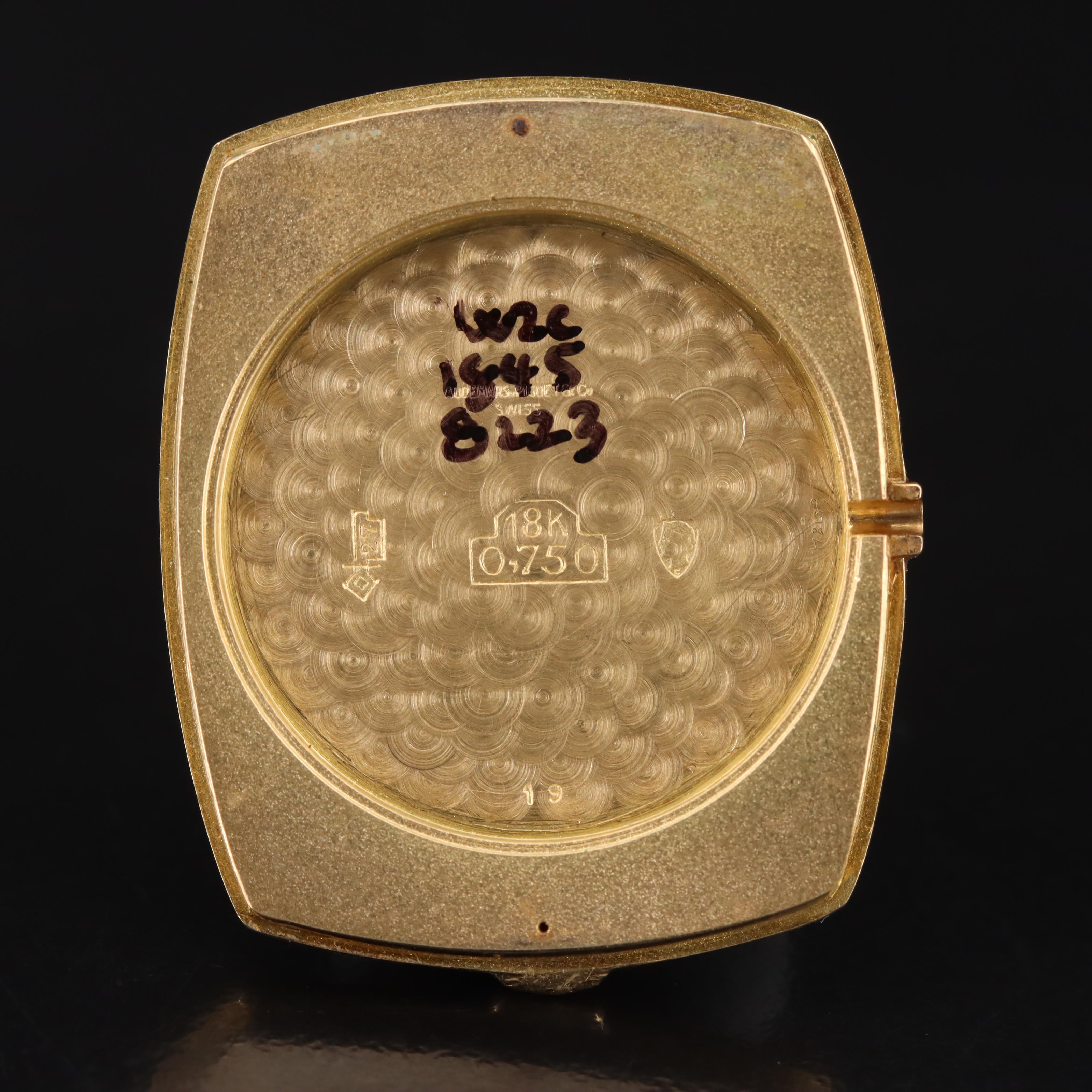 Vintage 18K Audemars Piguet Watch with Diamond Accents