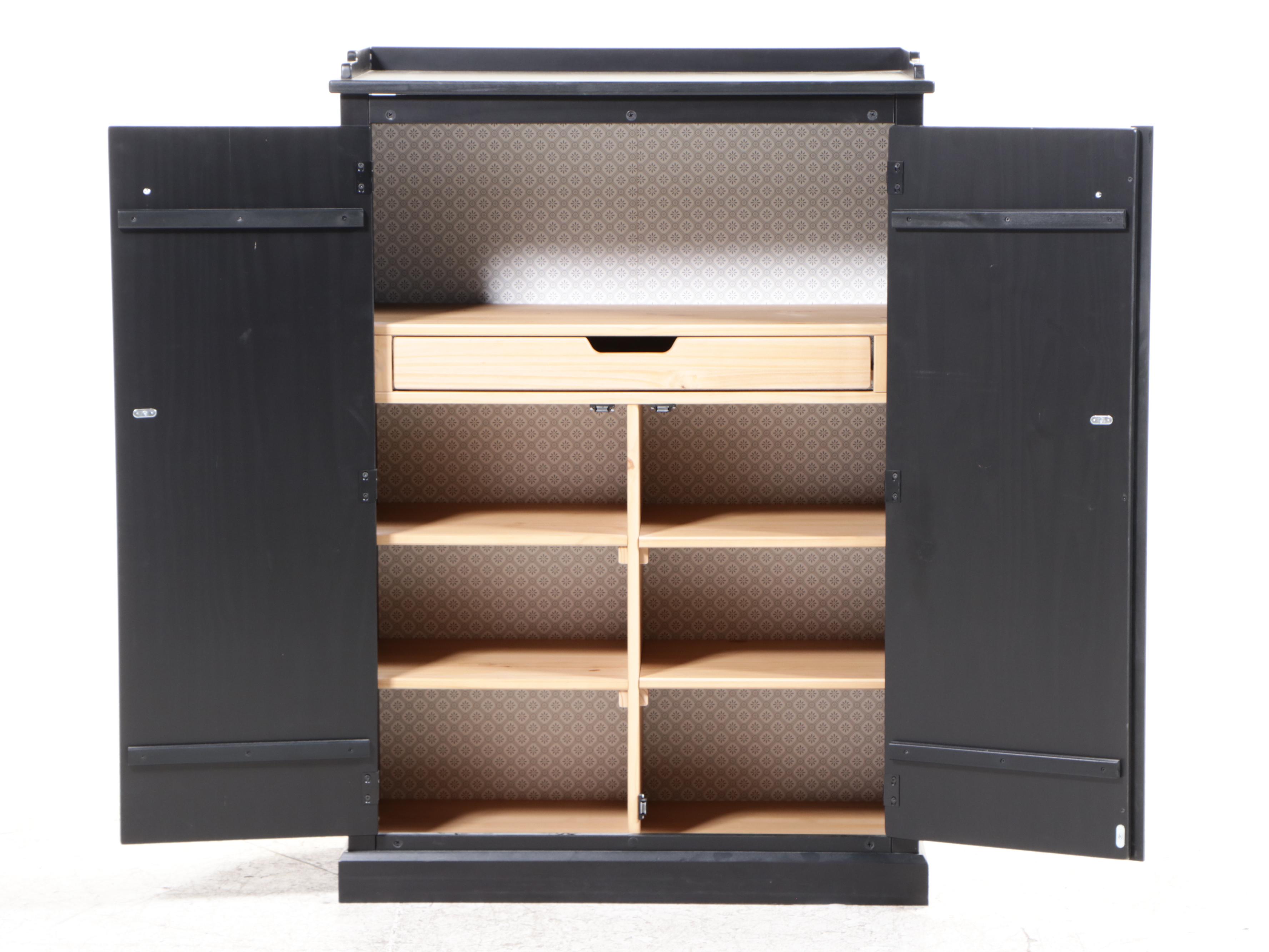 Ebba Strandmark for IKEA "Arkelstorp" Black-Painted Pine Sideboard