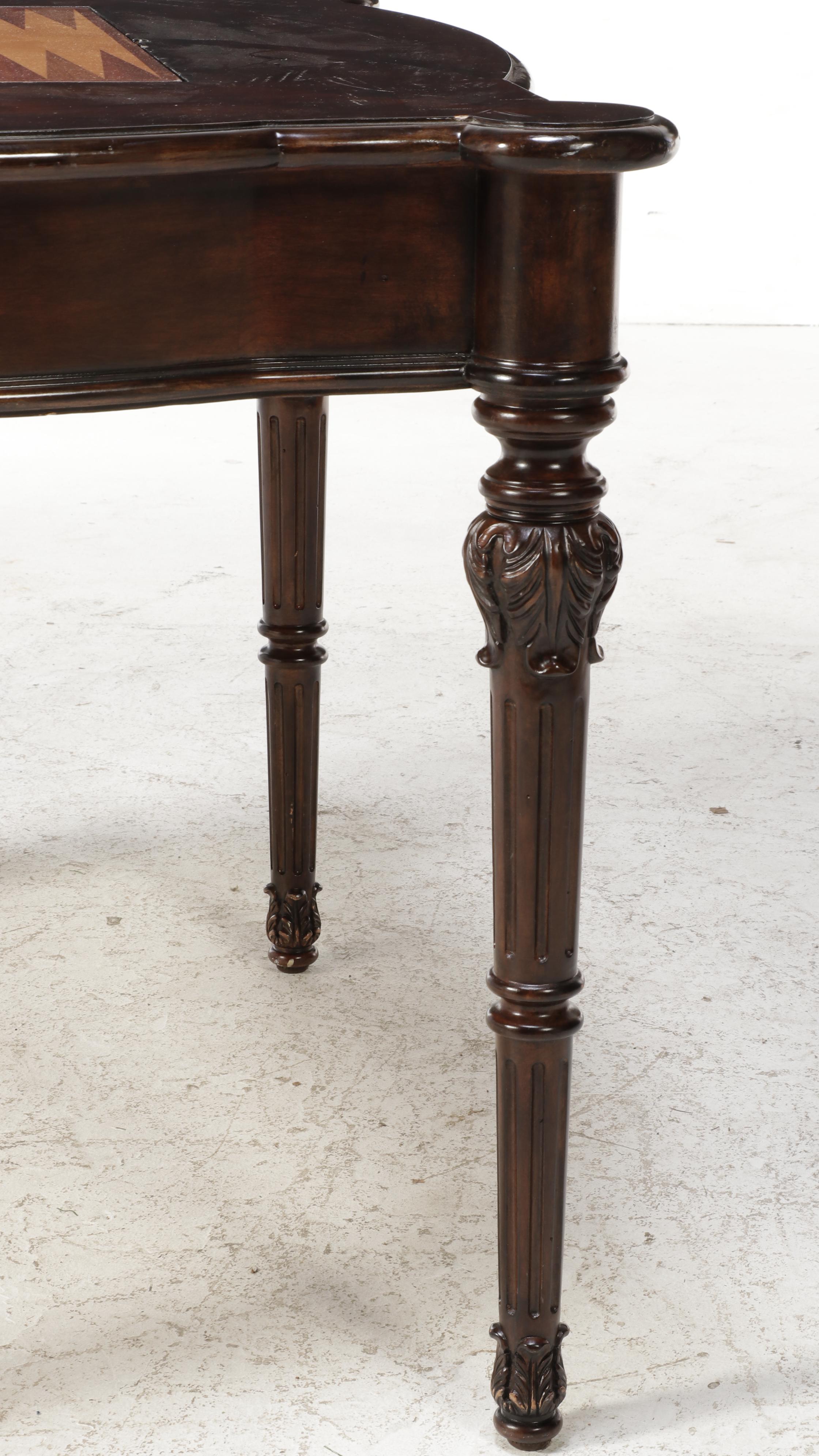 Frontgate Wooden Game Table