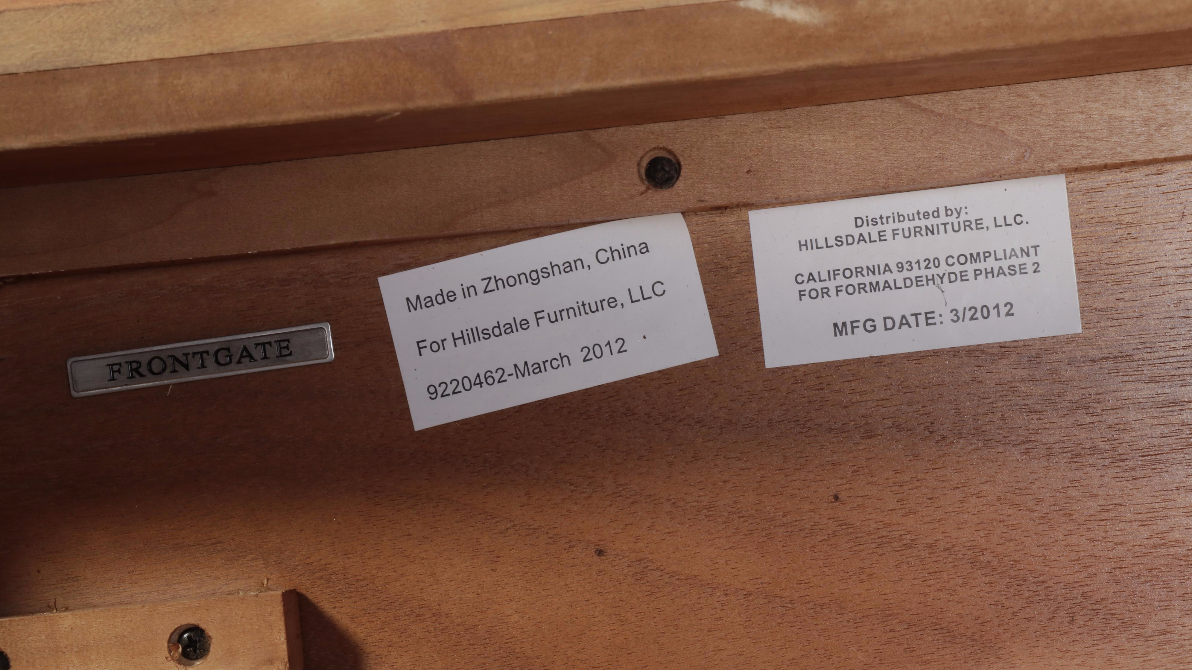 Frontgate Wooden Game Table