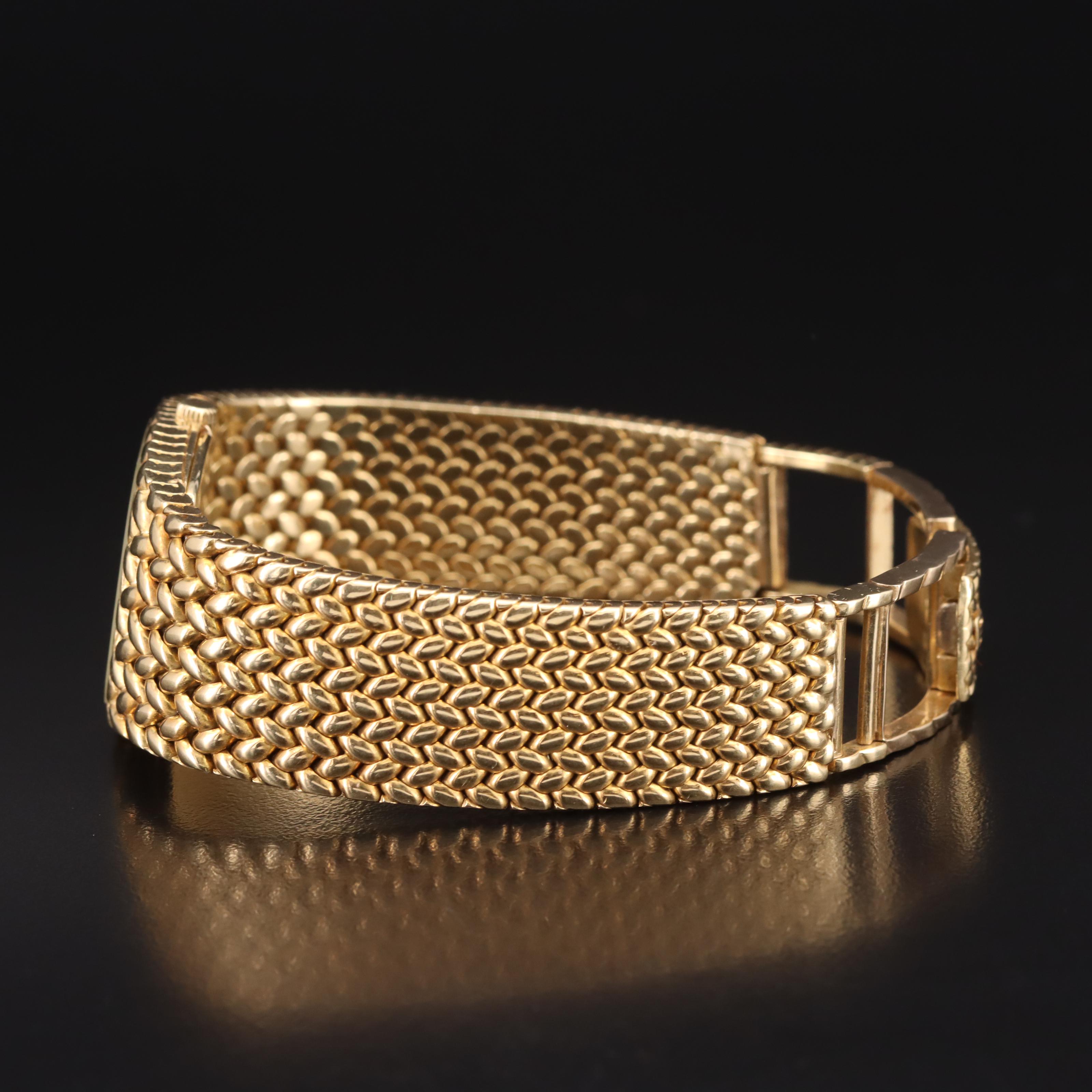 Vintage 18K Audemars Piguet Watch with Diamond Accents