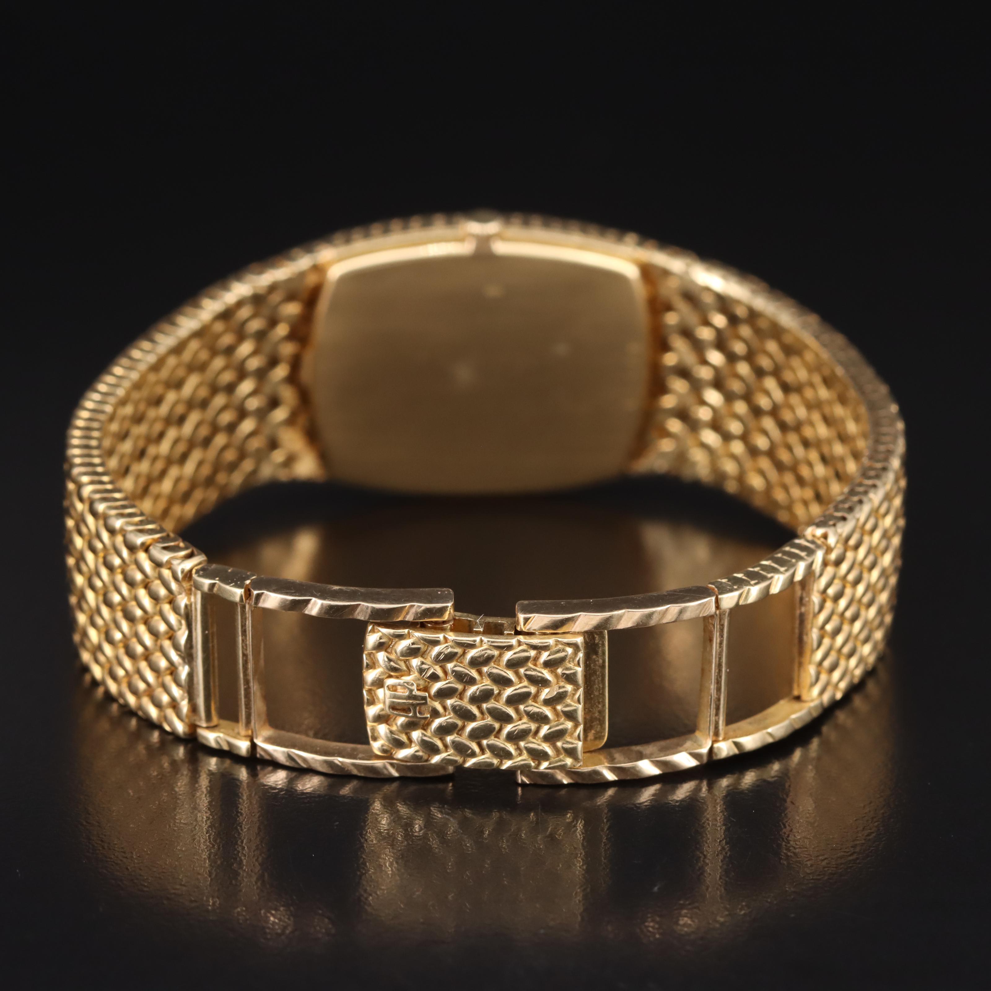 Vintage 18K Audemars Piguet Watch with Diamond Accents