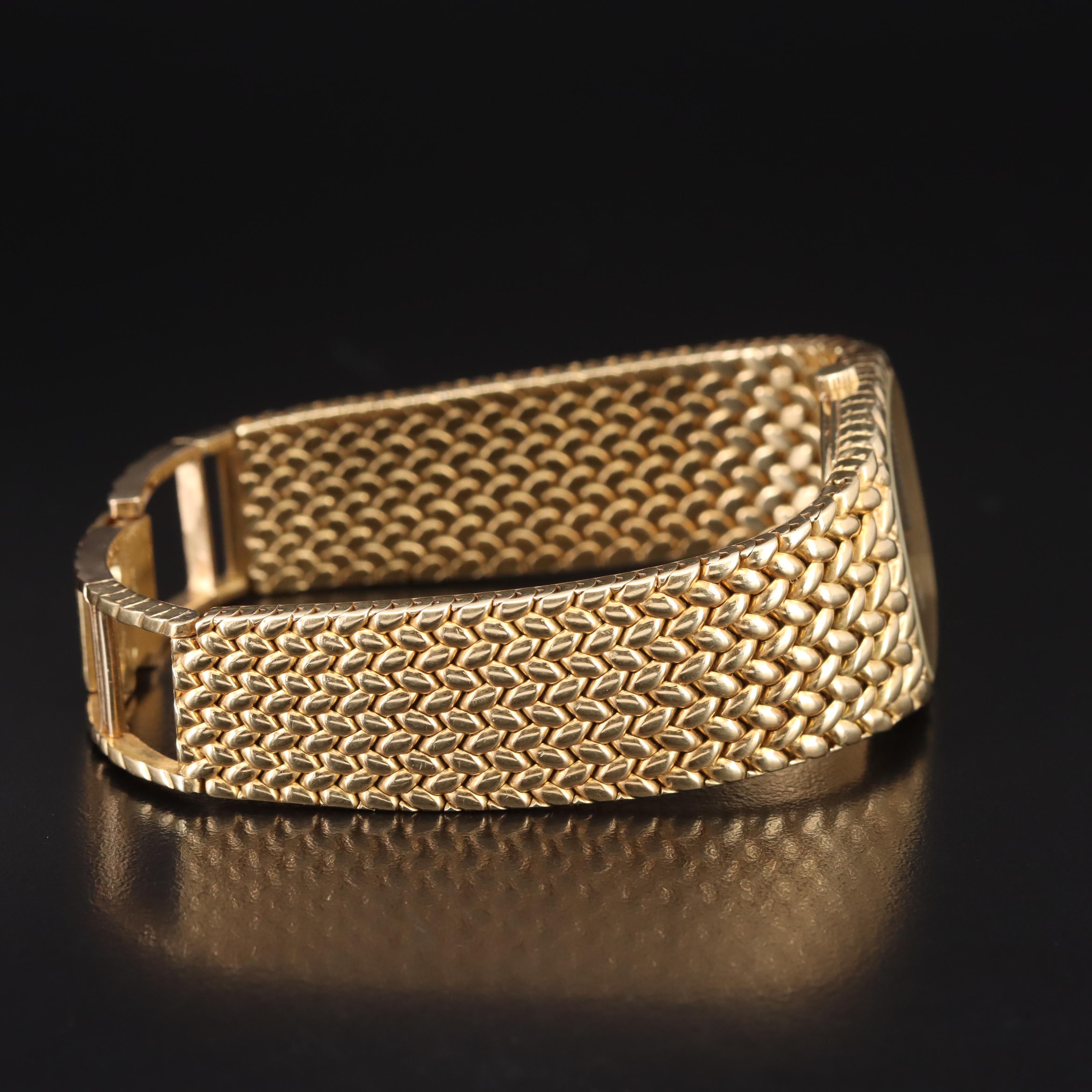 Vintage 18K Audemars Piguet Watch with Diamond Accents