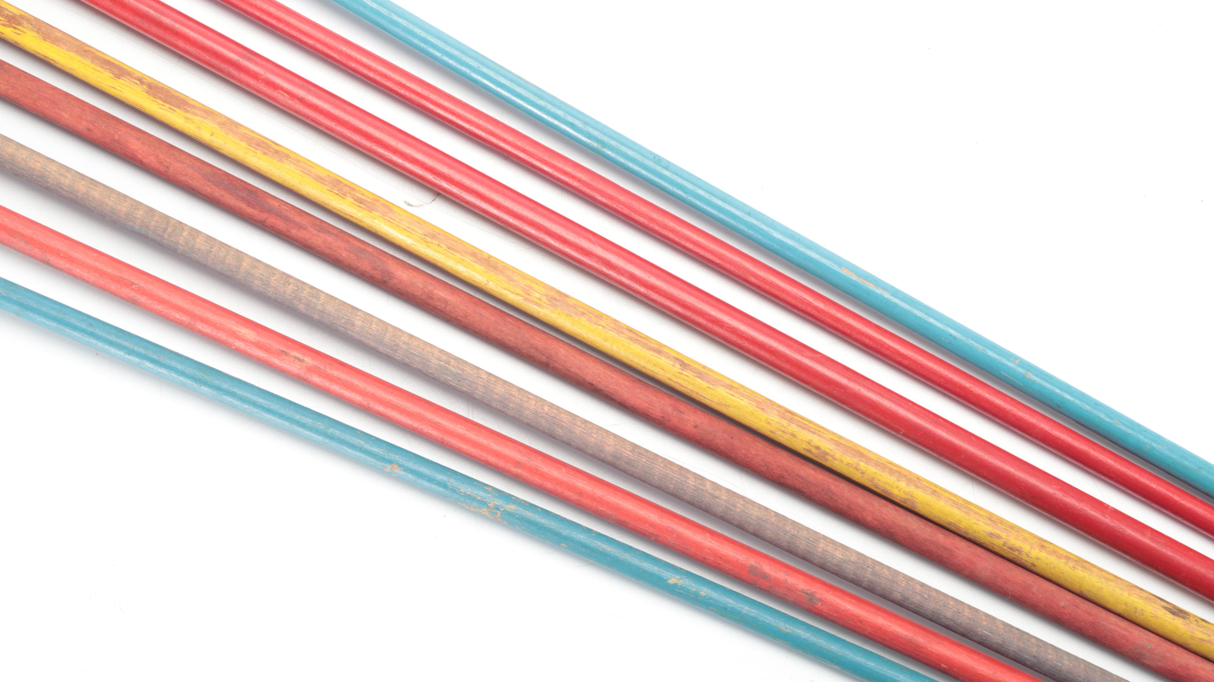 Hand-Painted Wooden Souvenir Carnival Sticks