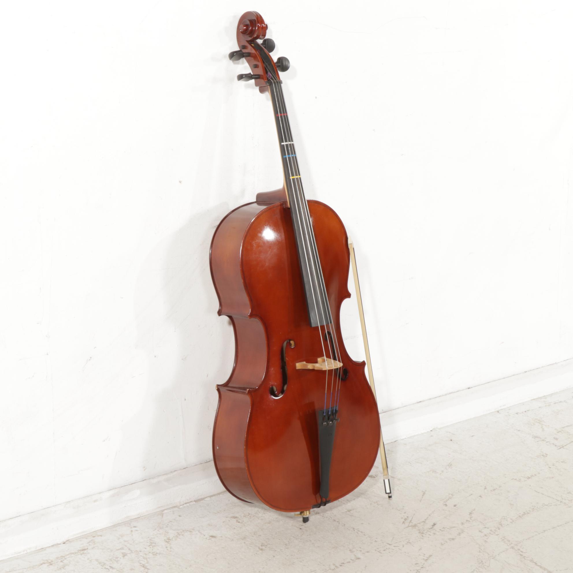 Otto Musica Cello with Bow and Bag