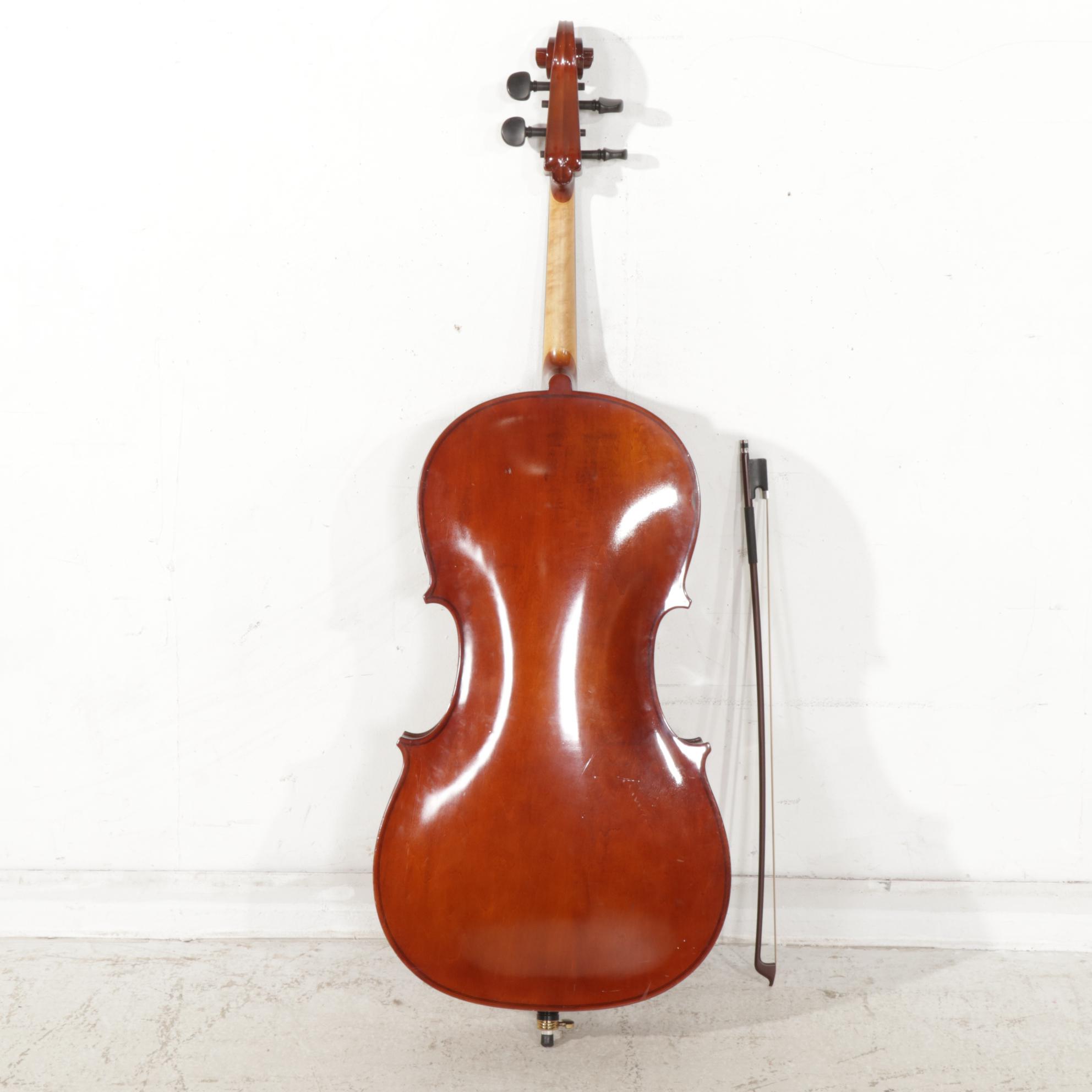 Otto Musica Cello with Bow and Bag