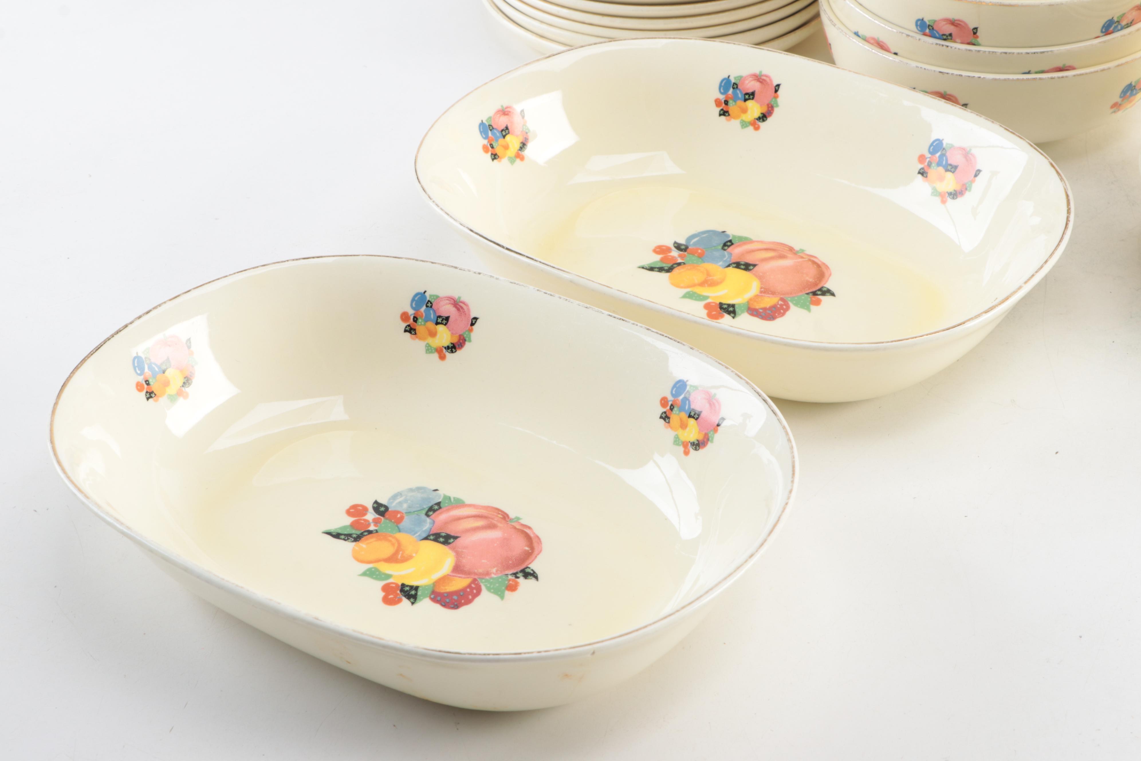 W. S. George Cavitt-Shaw "Country Gentlemen" Ceramic Dinnerware