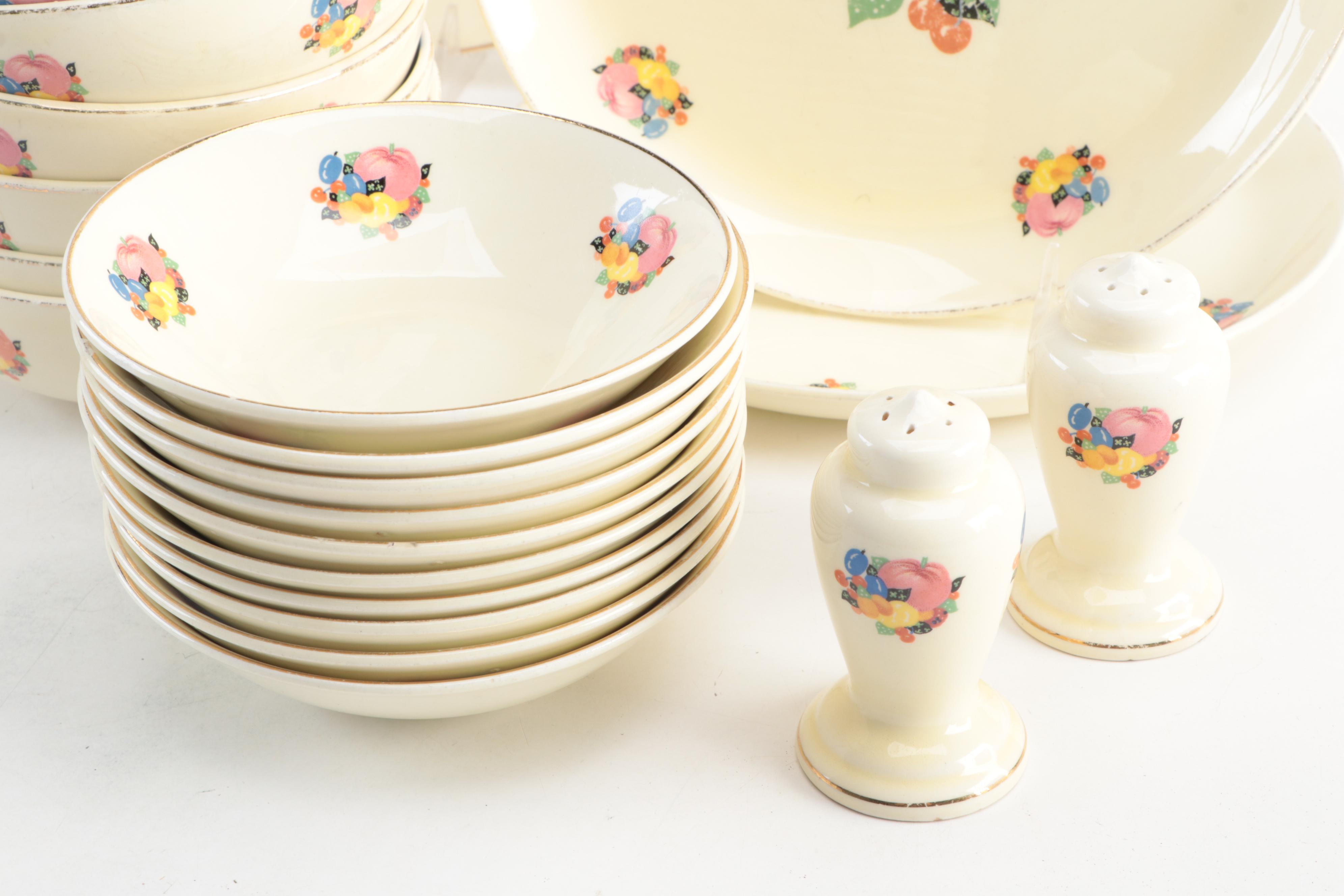 W. S. George Cavitt-Shaw "Country Gentlemen" Ceramic Dinnerware