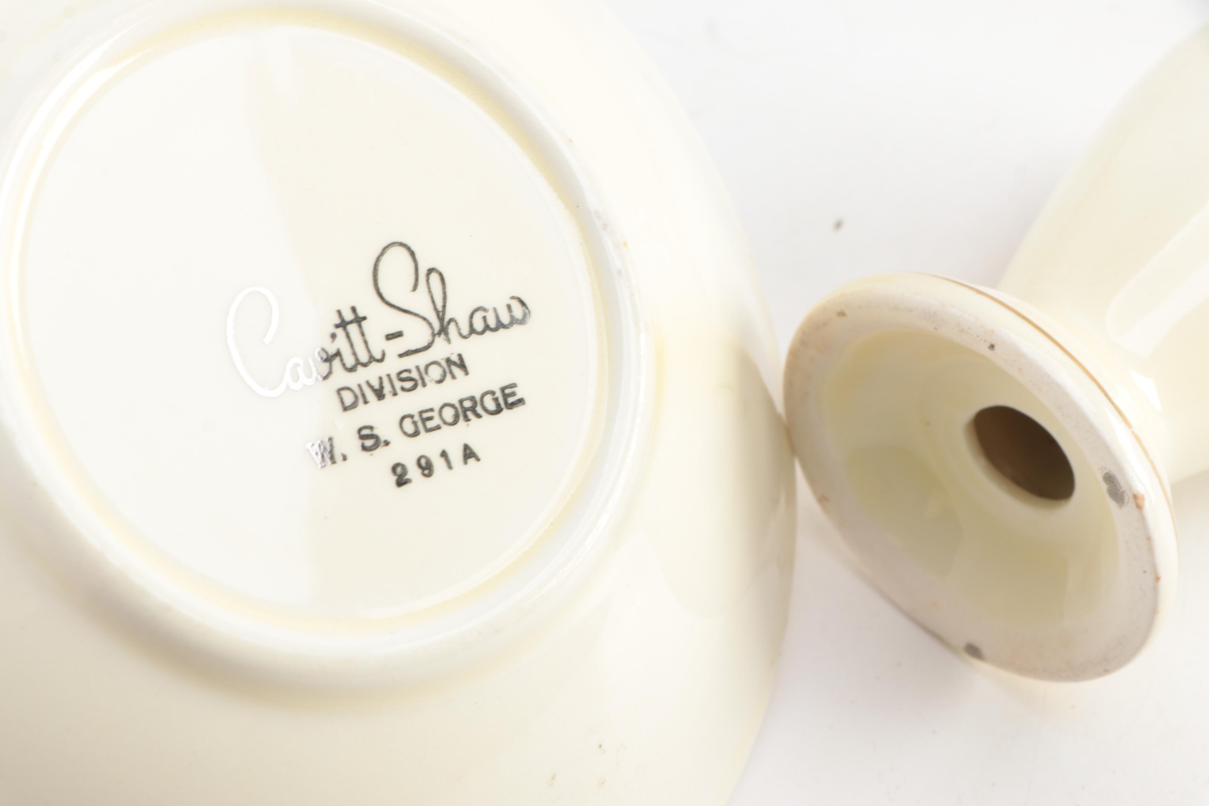 W. S. George Cavitt-Shaw "Country Gentlemen" Ceramic Dinnerware