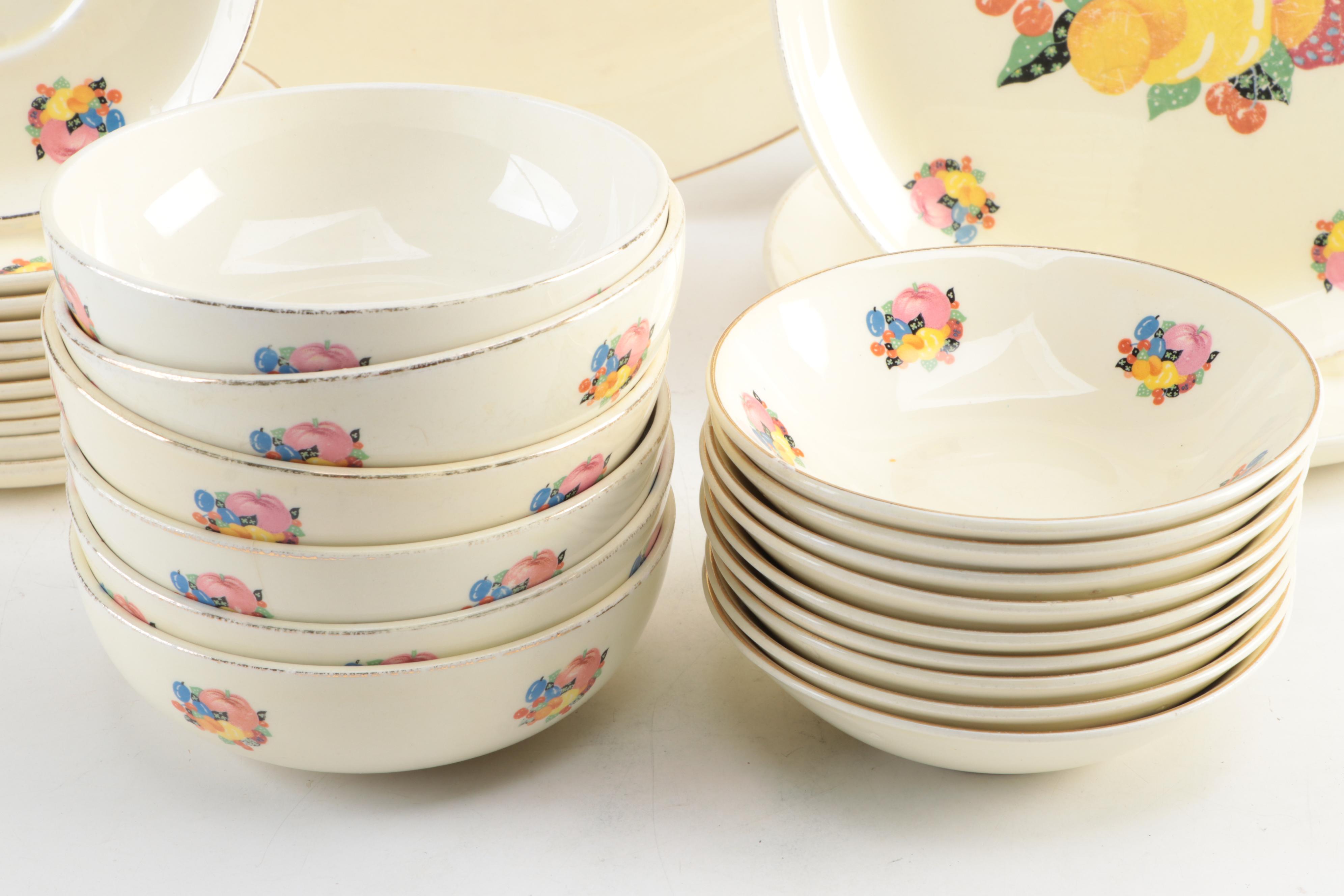 W. S. George Cavitt-Shaw "Country Gentlemen" Ceramic Dinnerware