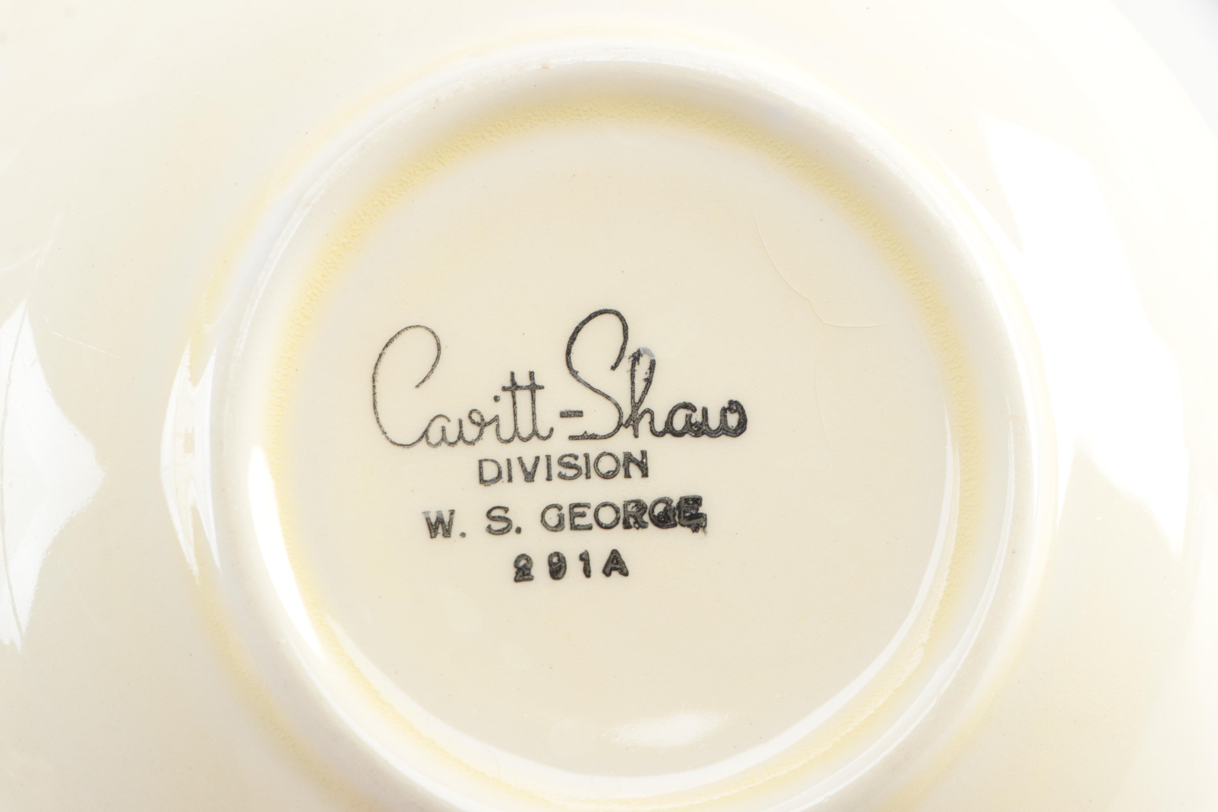 W. S. George Cavitt-Shaw "Country Gentlemen" Ceramic Dinnerware