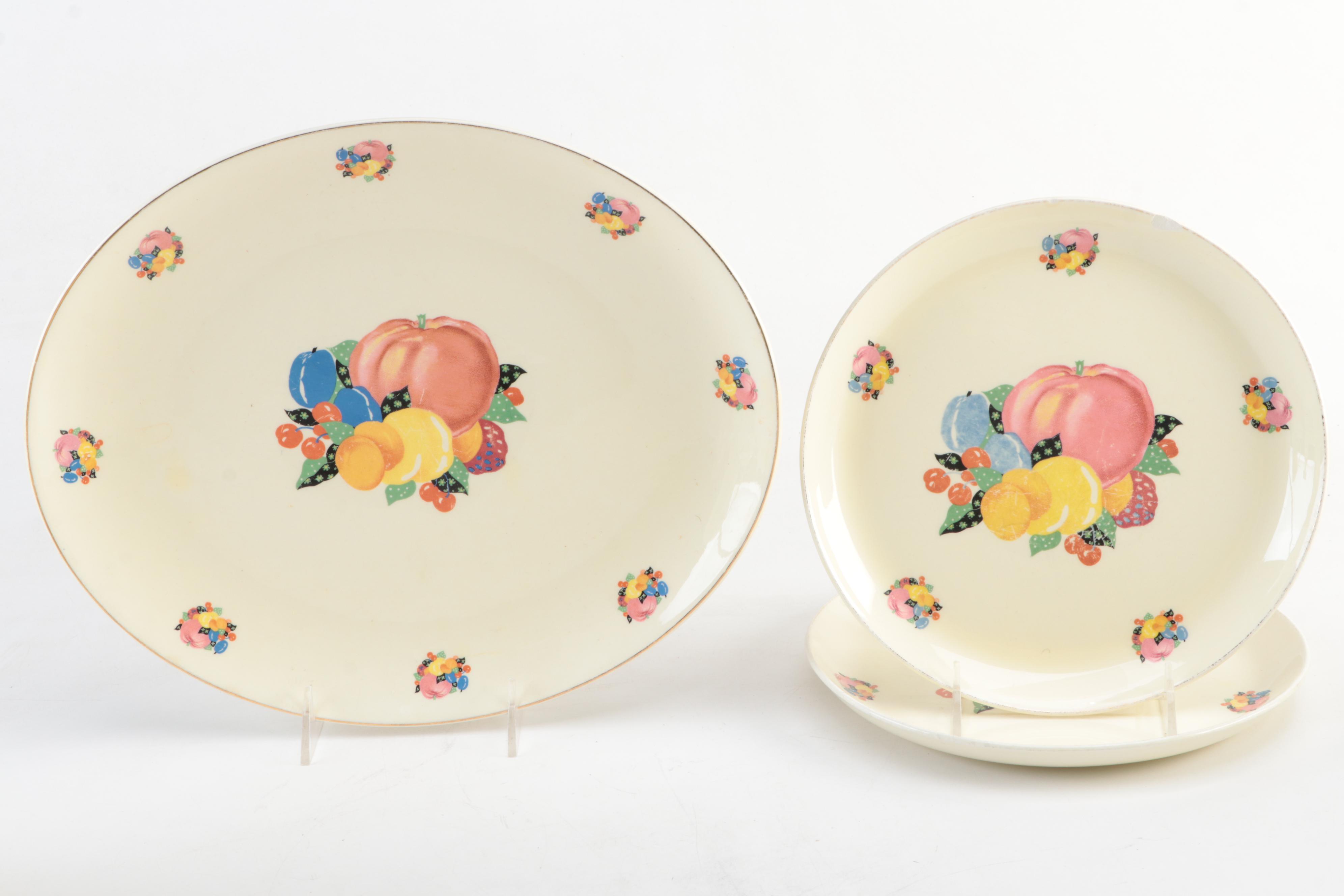 W. S. George Cavitt-Shaw "Country Gentlemen" Ceramic Dinnerware