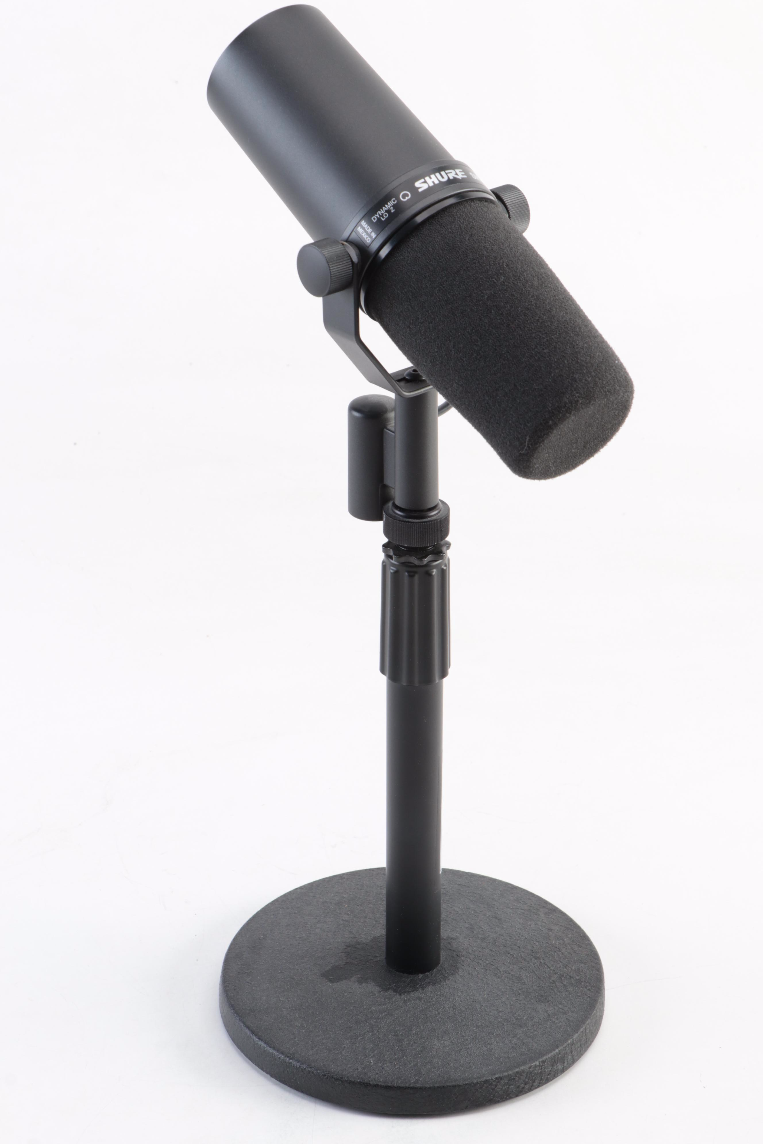 Shure SM7B Microphone with On-Stage Stand