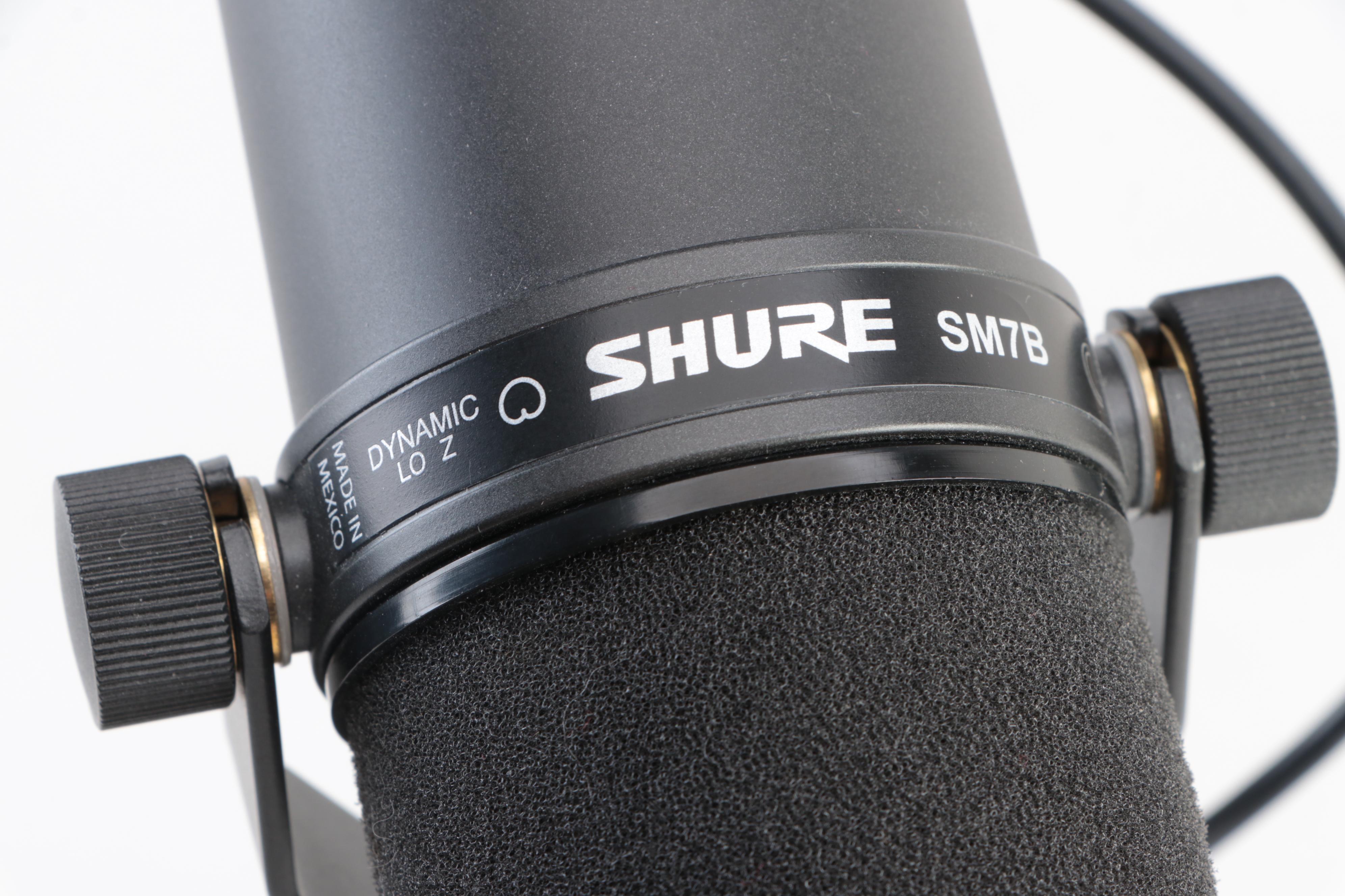 Shure SM7B Microphone with On-Stage Stand