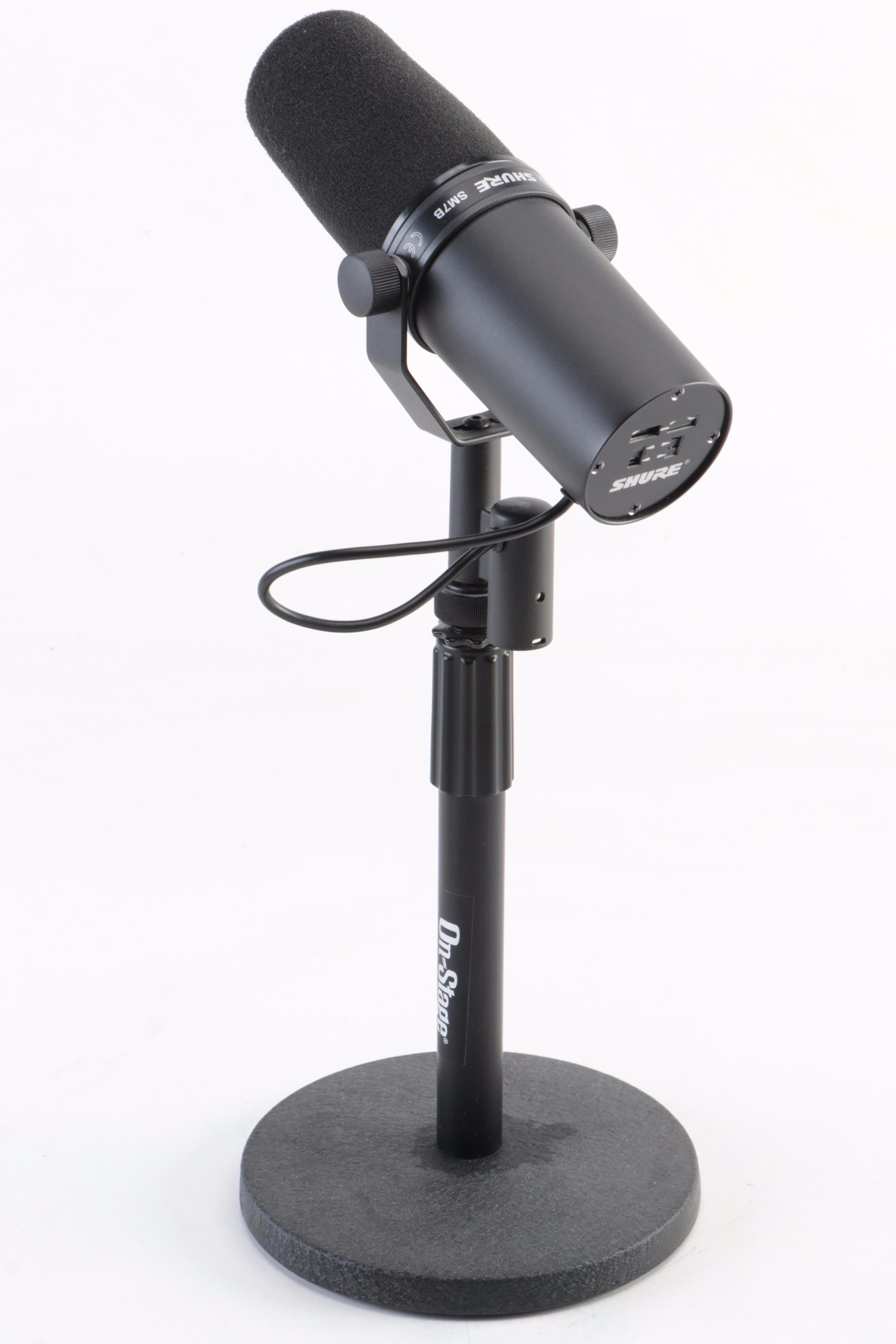 Shure SM7B Microphone with On-Stage Stand