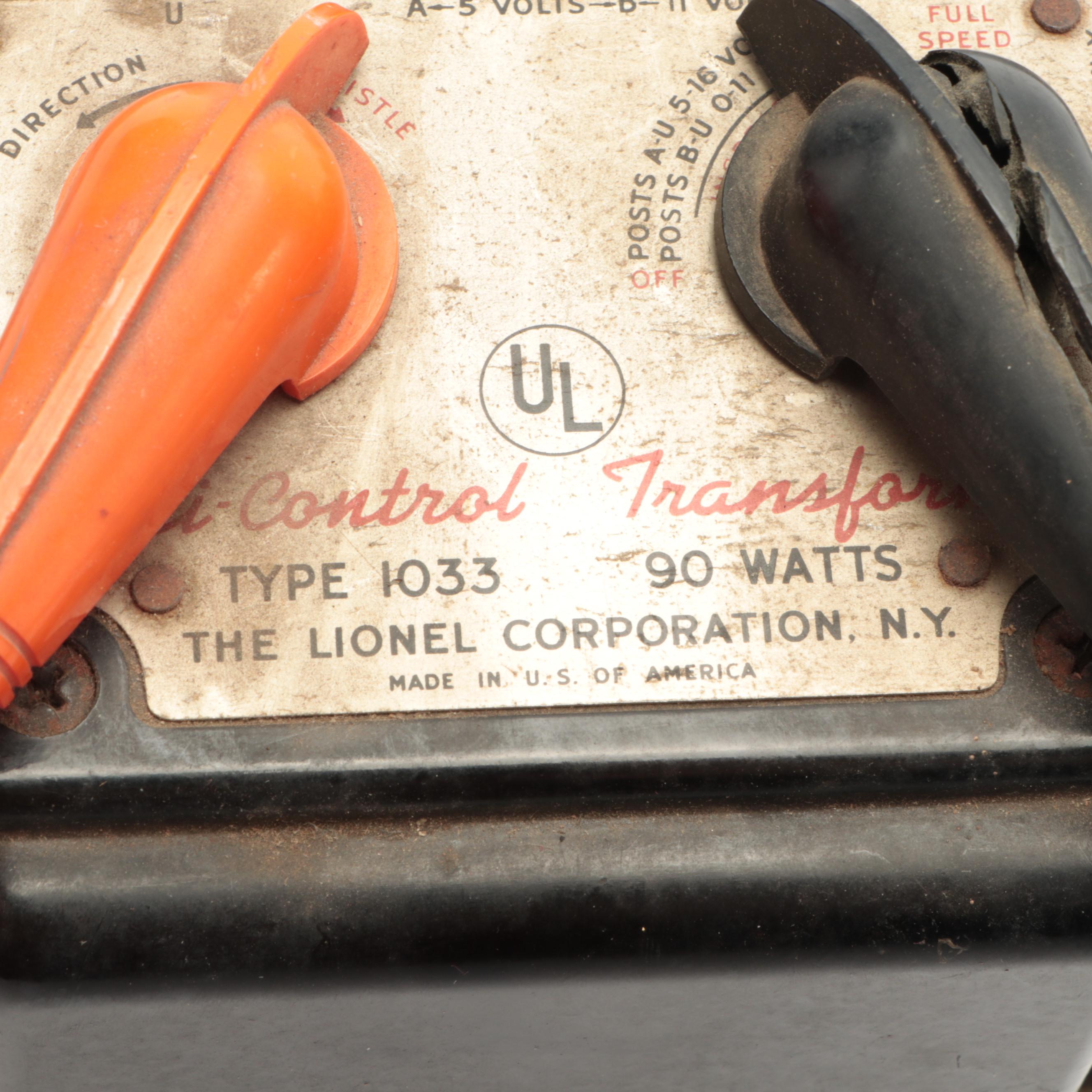 Lionel Model ZW and Multi-Control Train Transformers