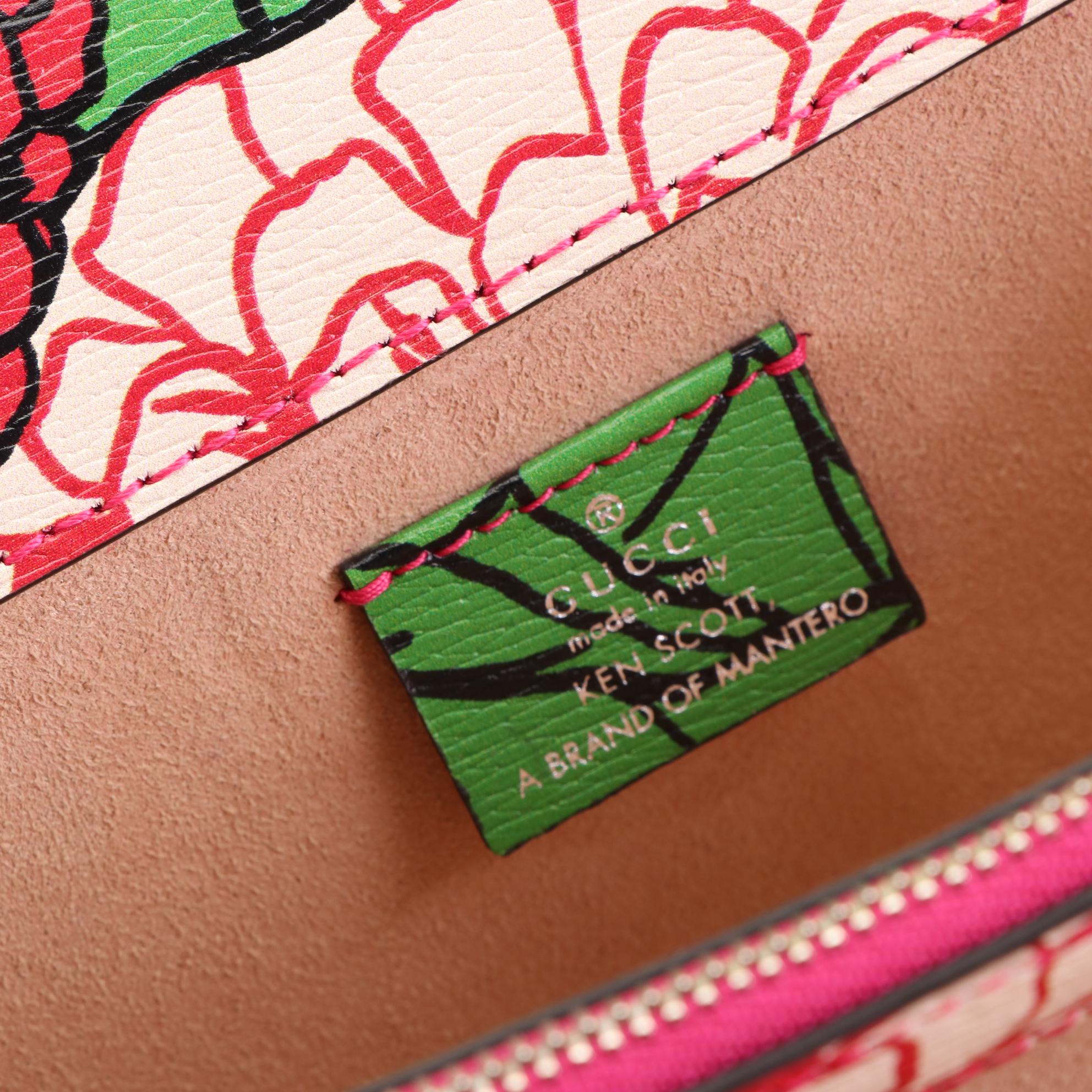 Gucci x Ken Scott Limited Edition Dionysus Bag in Printed Leather