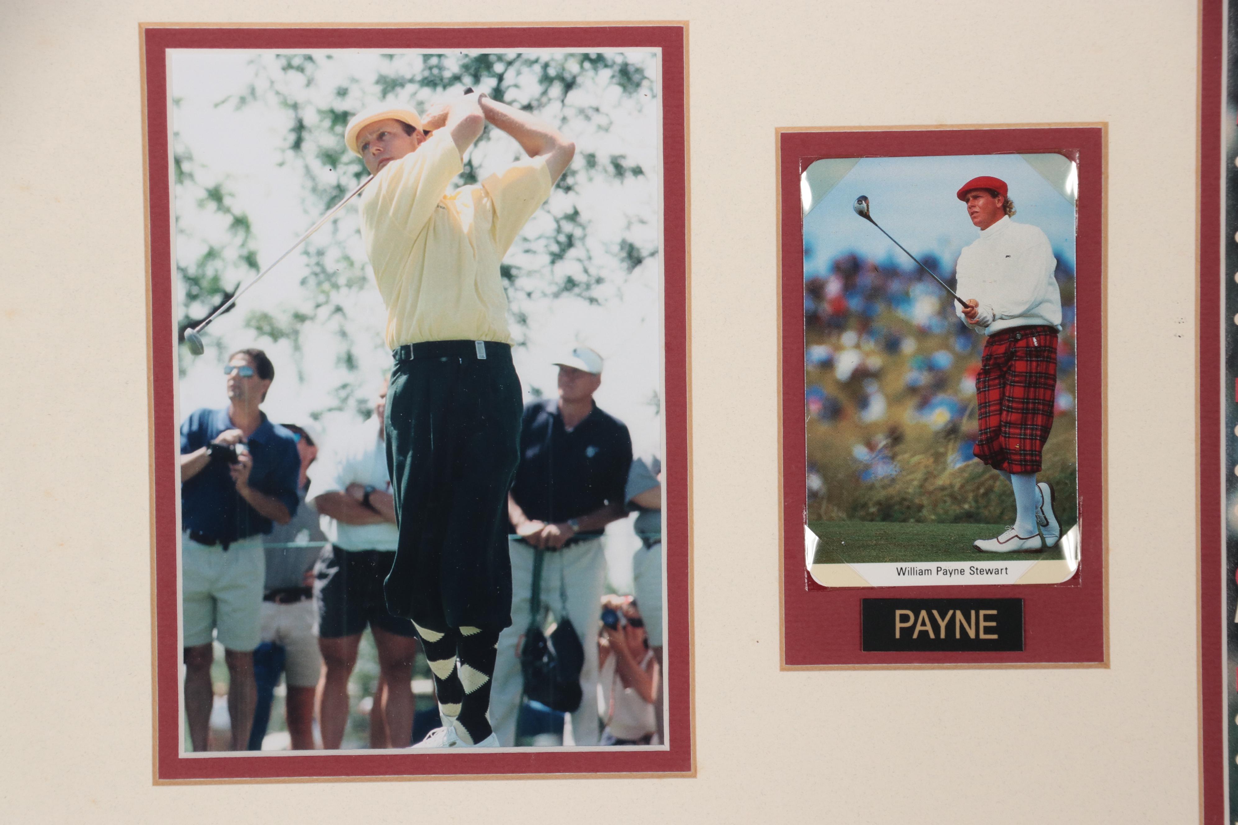 Payne Stewart Signed "Golf Illustrated" Magazine in Matted Display