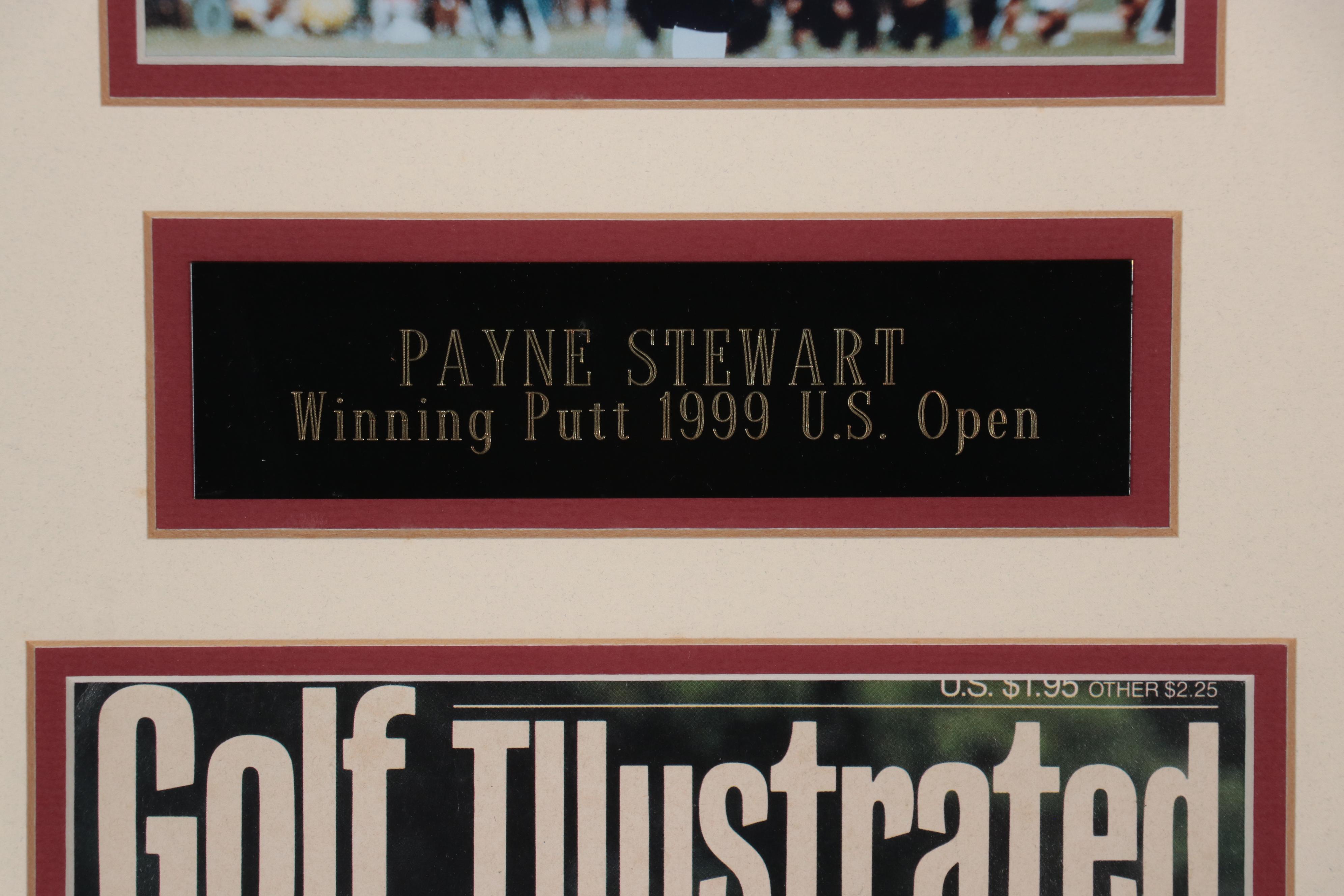 Payne Stewart Signed "Golf Illustrated" Magazine in Matted Display