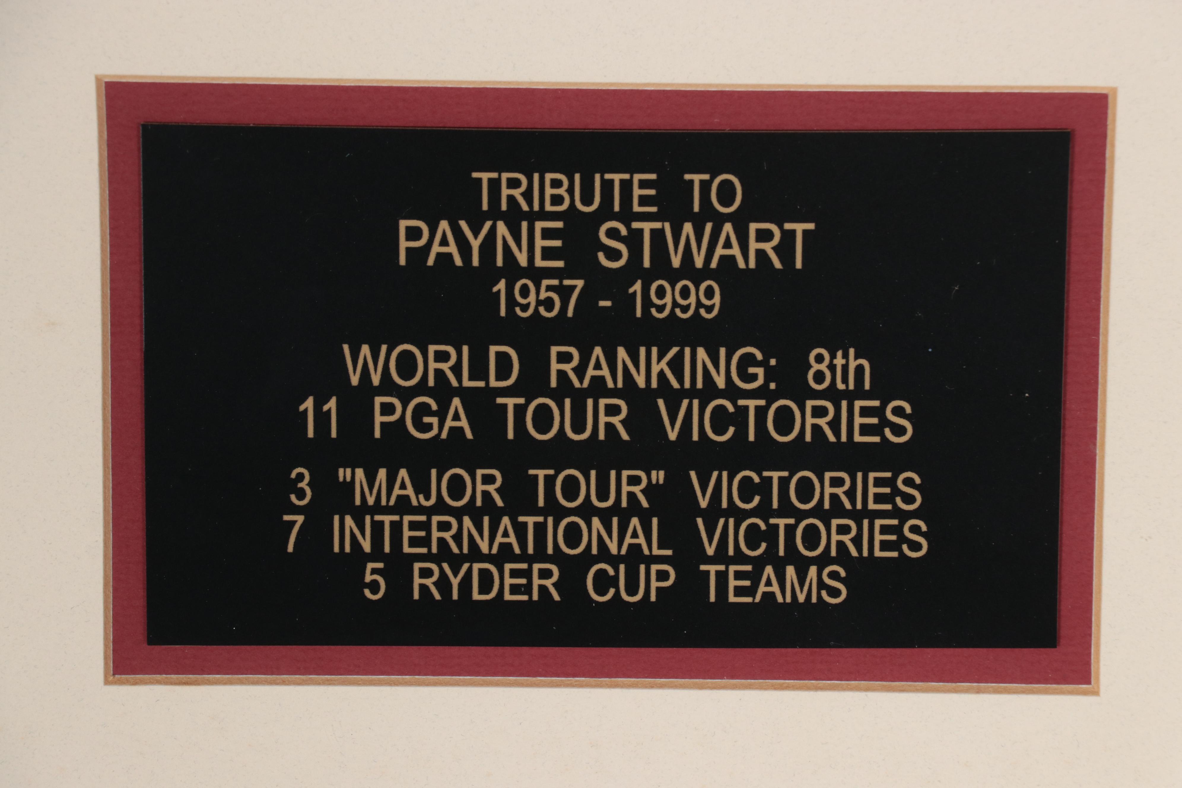 Payne Stewart Signed "Golf Illustrated" Magazine in Matted Display
