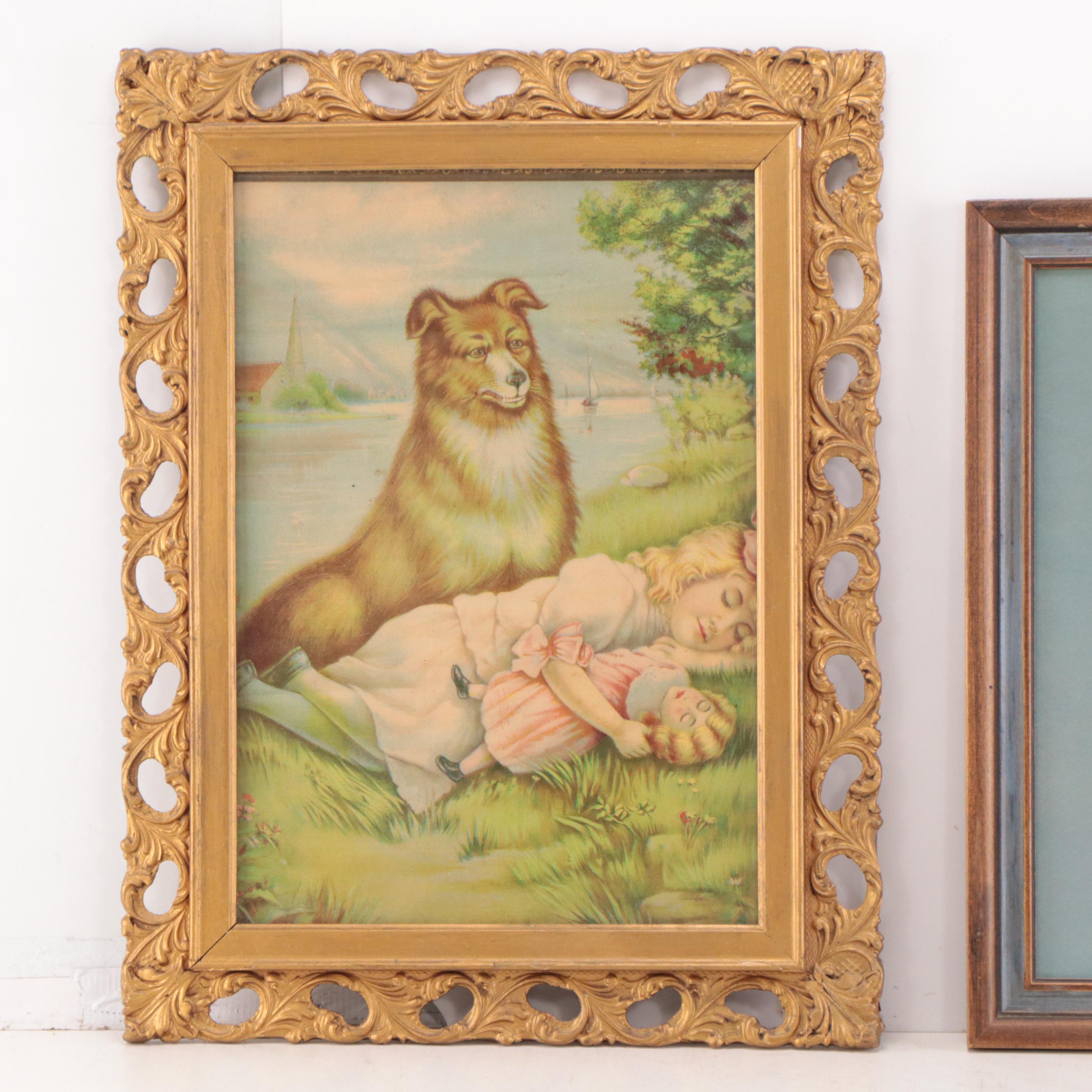 James Lee Co. Chromolithograph "Touch Her if You Dare," Circa 1911 and More