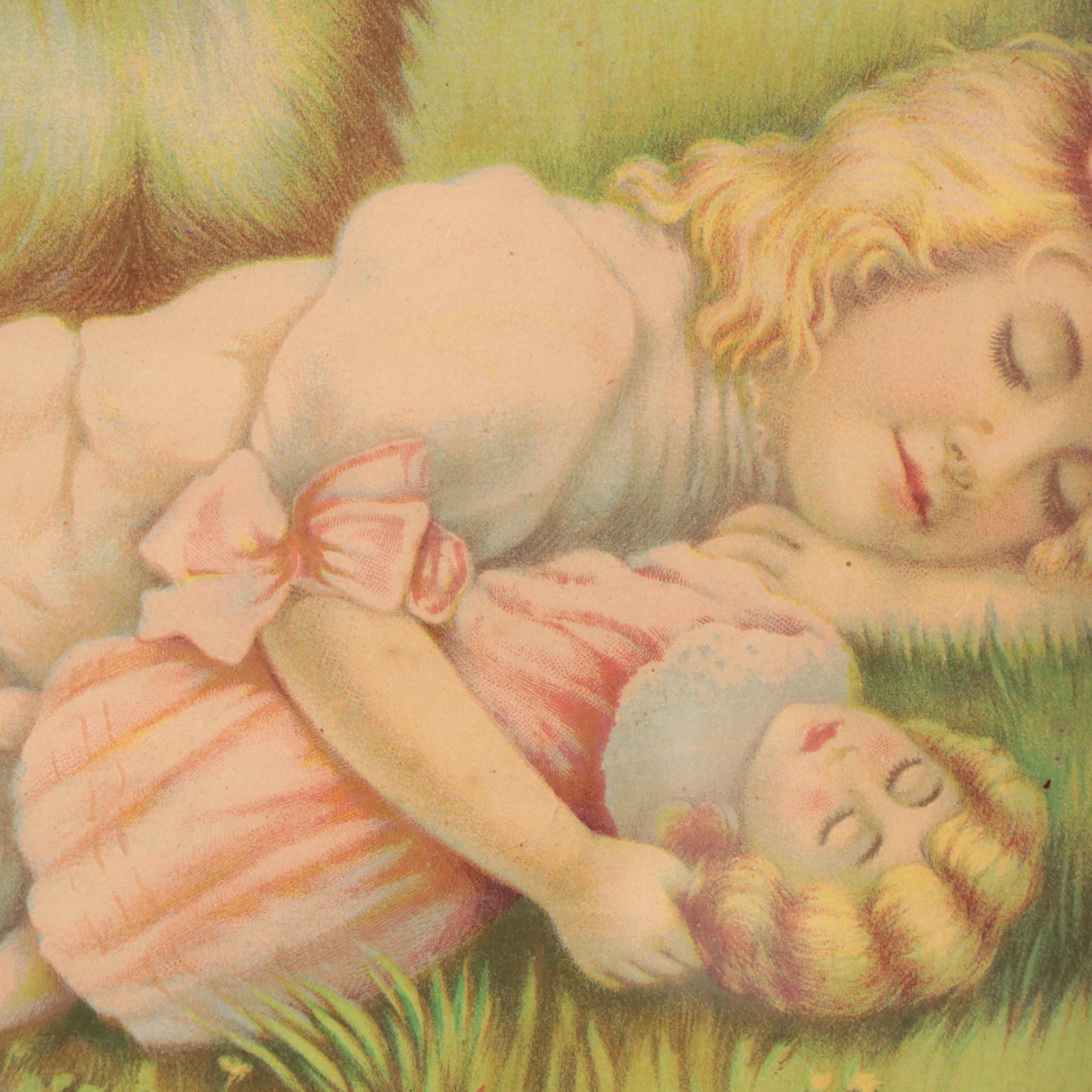 James Lee Co. Chromolithograph "Touch Her if You Dare," Circa 1911 and More