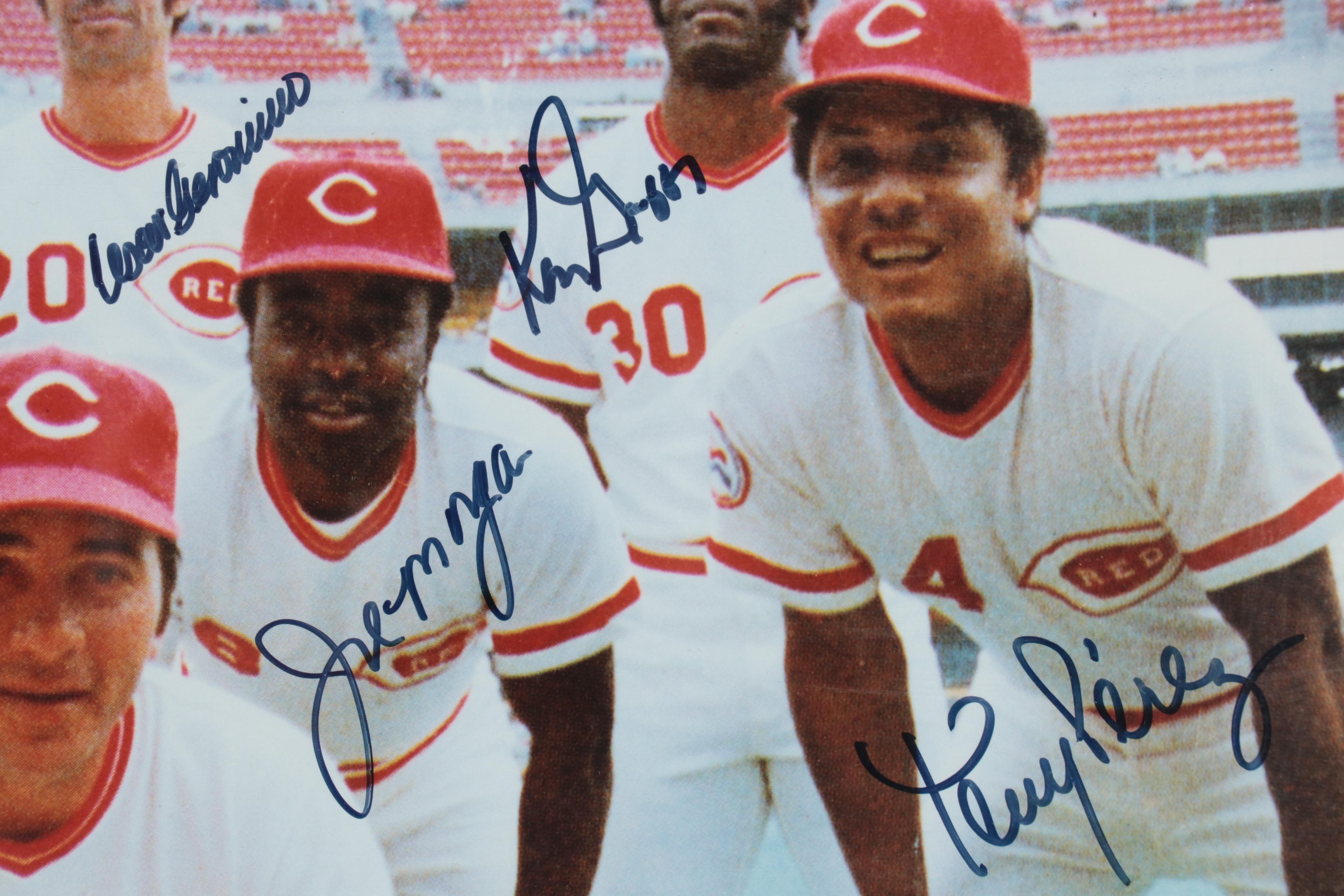Cincinnati Reds "The Great 8" Signed Giclée, Pete Rose, Johnny Bench, Joe Morgan