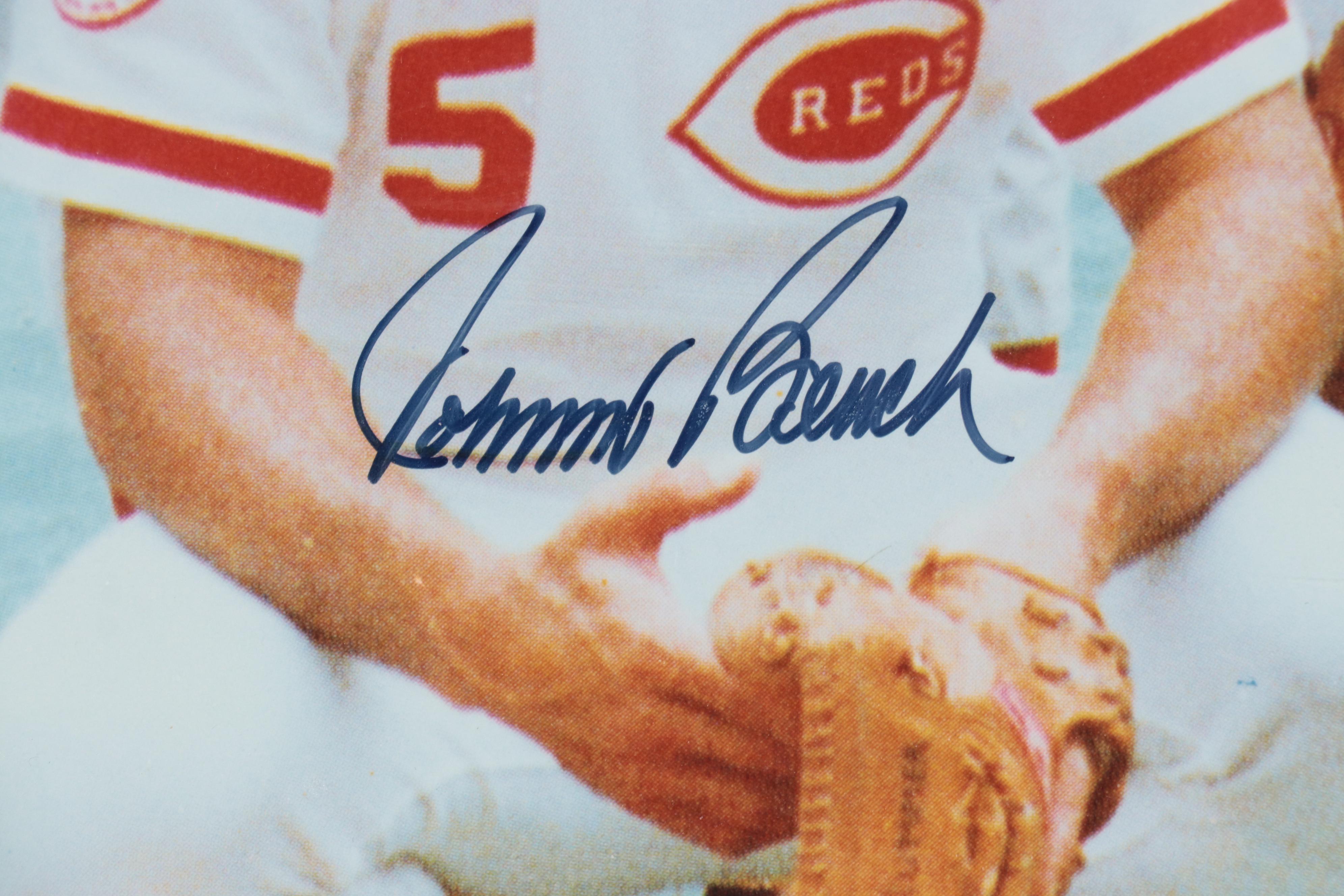 Cincinnati Reds "The Great 8" Signed Giclée, Pete Rose, Johnny Bench, Joe Morgan