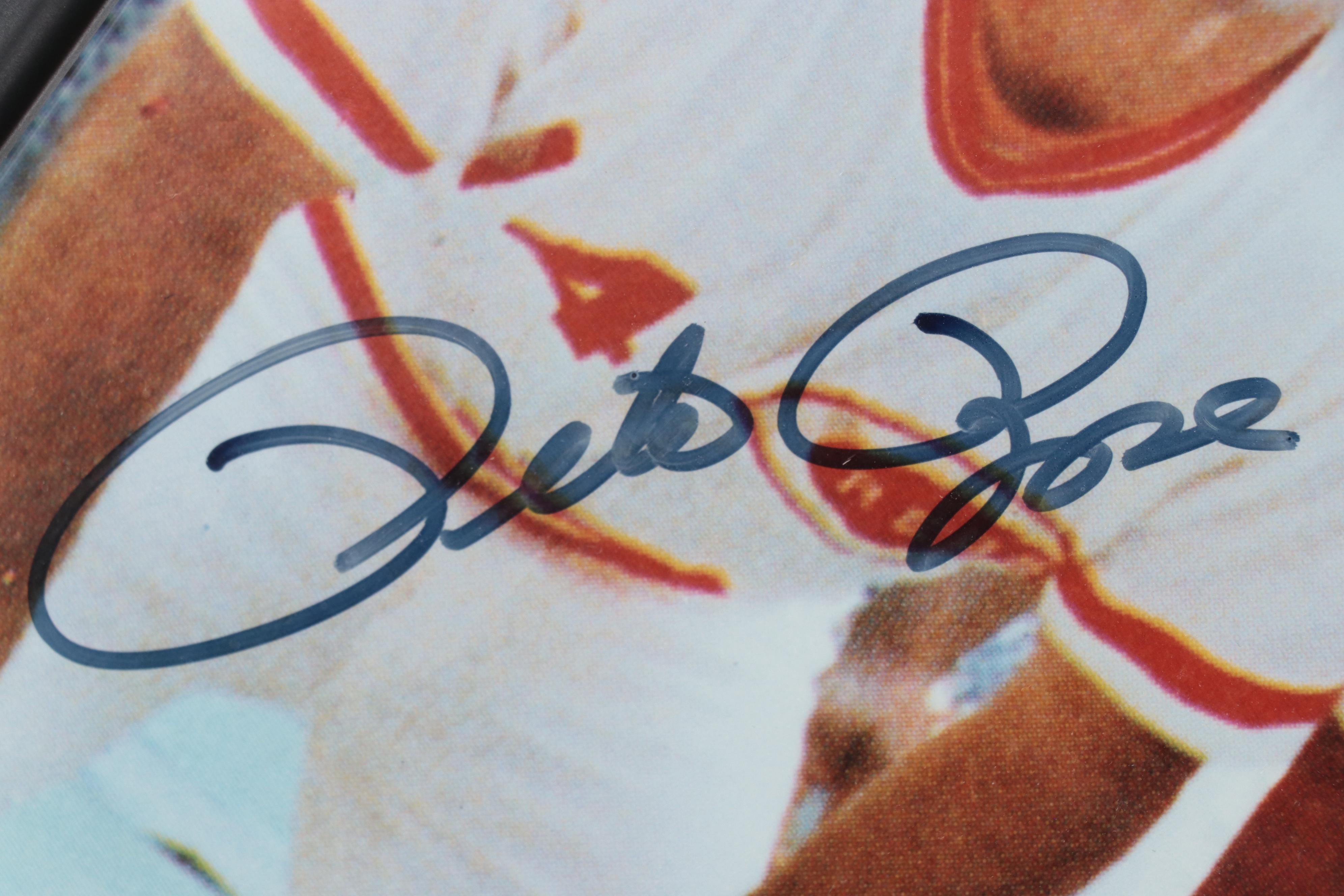 Cincinnati Reds "The Great 8" Signed Giclée, Pete Rose, Johnny Bench, Joe Morgan